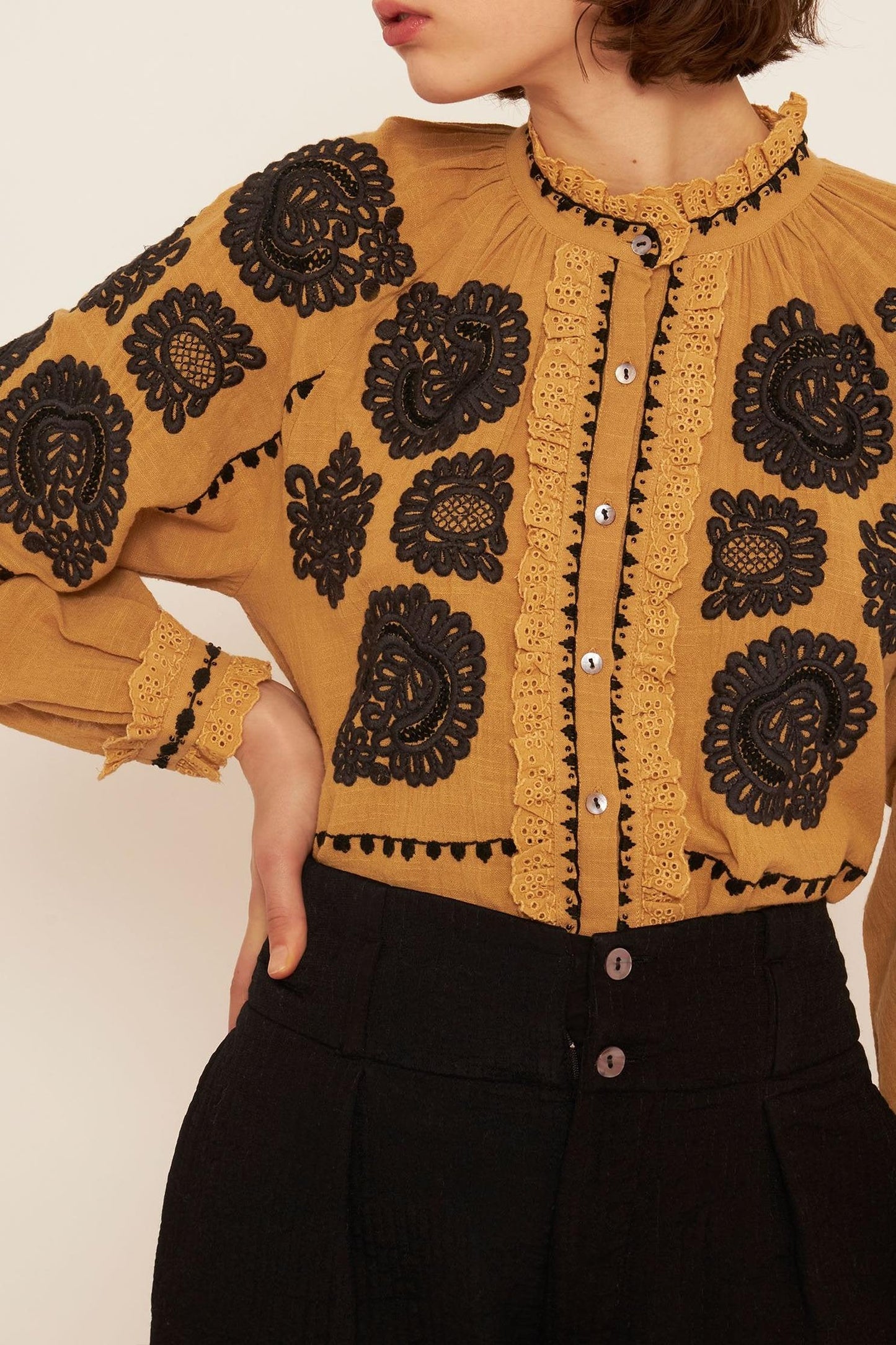 Tobby embroidered blouse