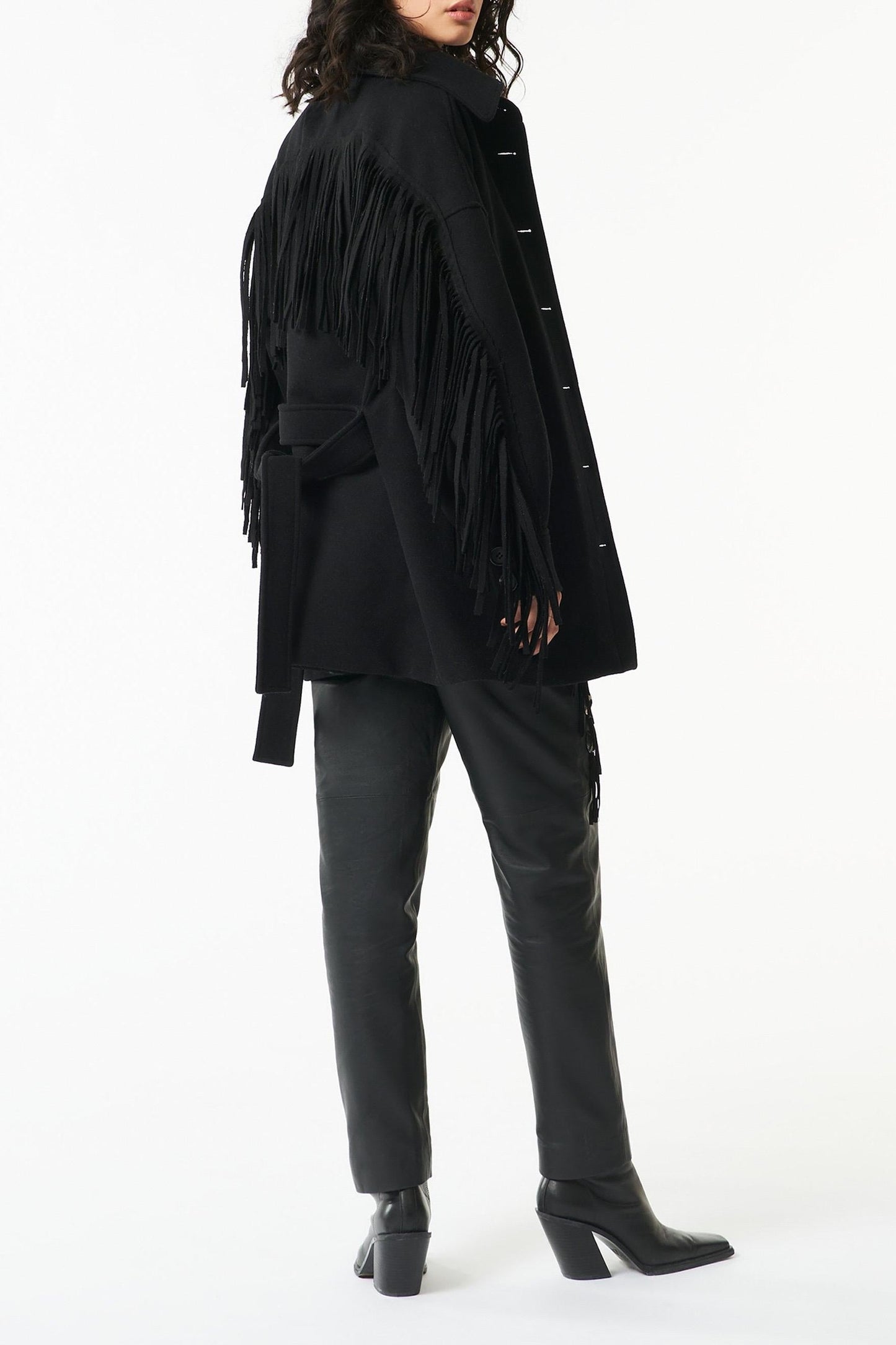 Tonio fringed coat