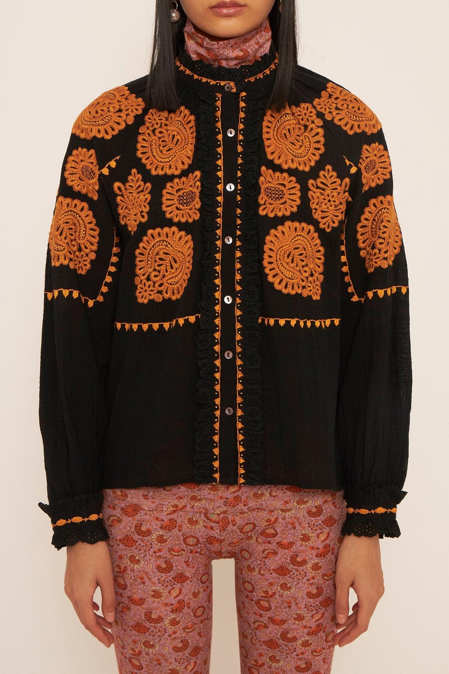 Tobby embroidered blouse