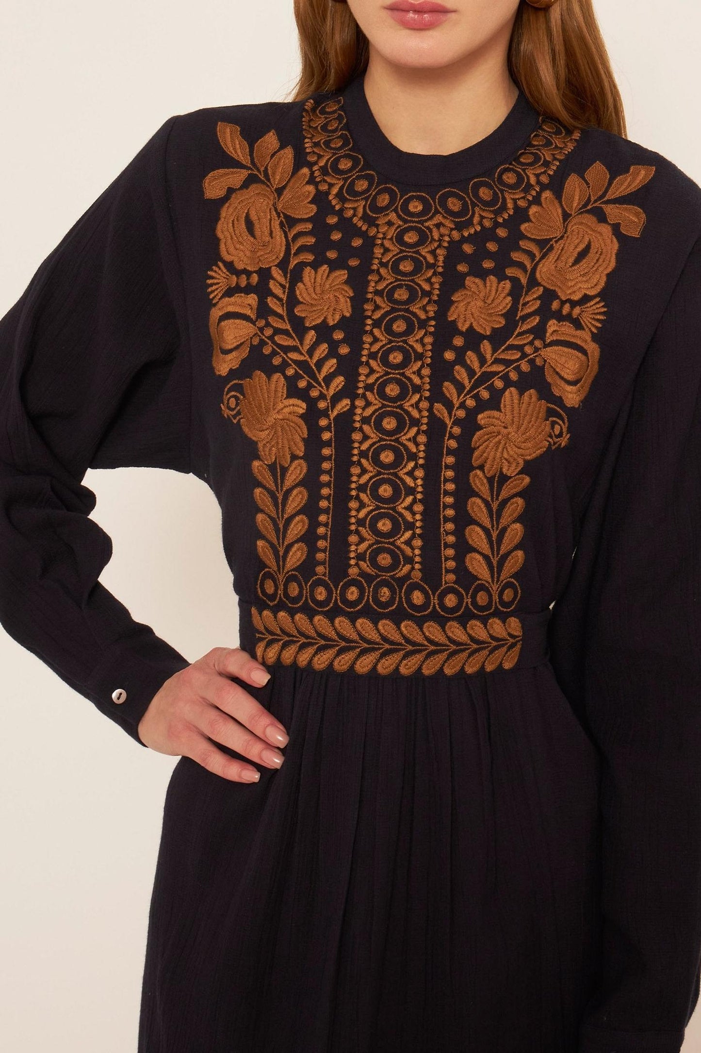 Tani embroidered dress