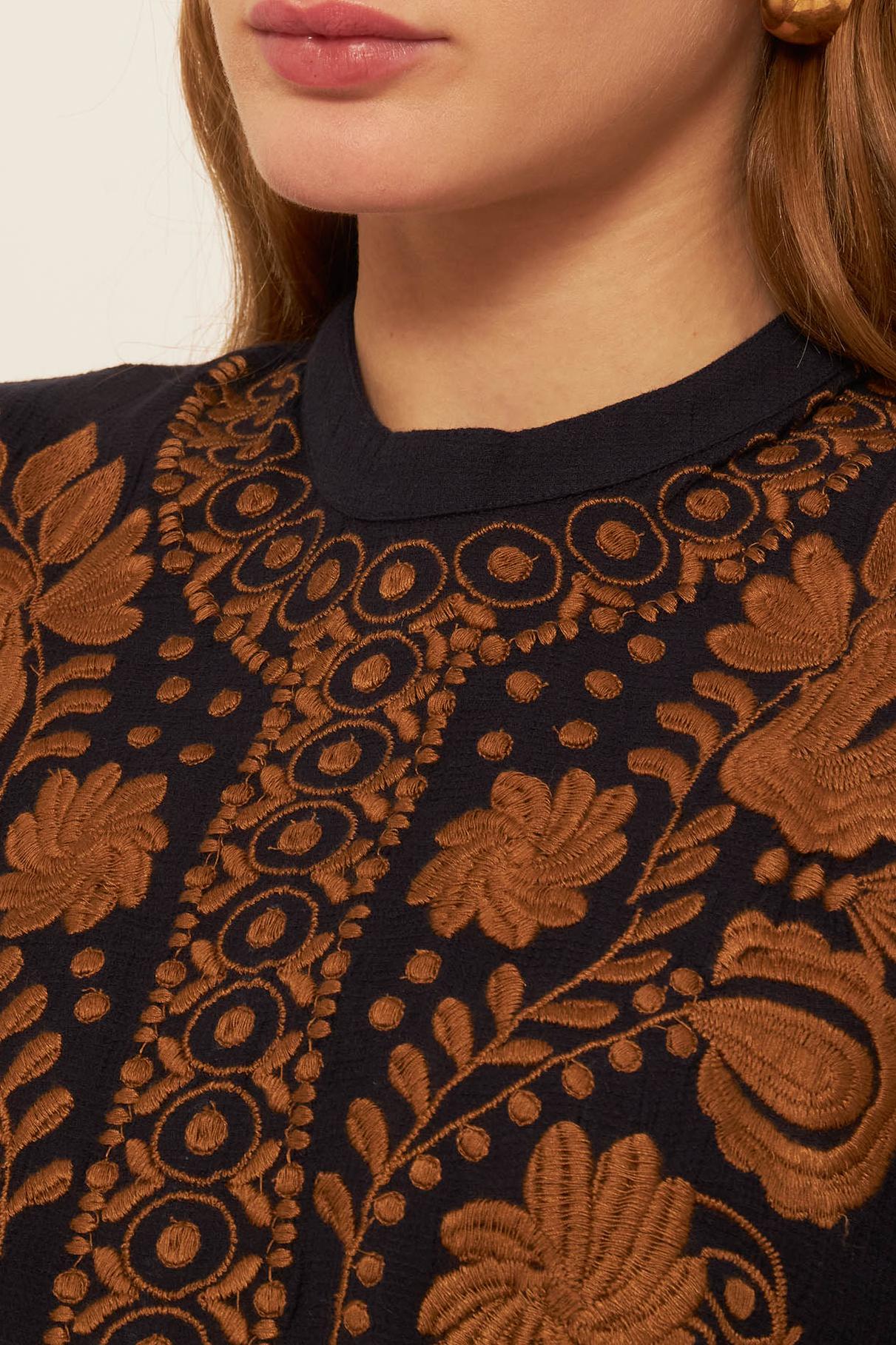Tani embroidered dress