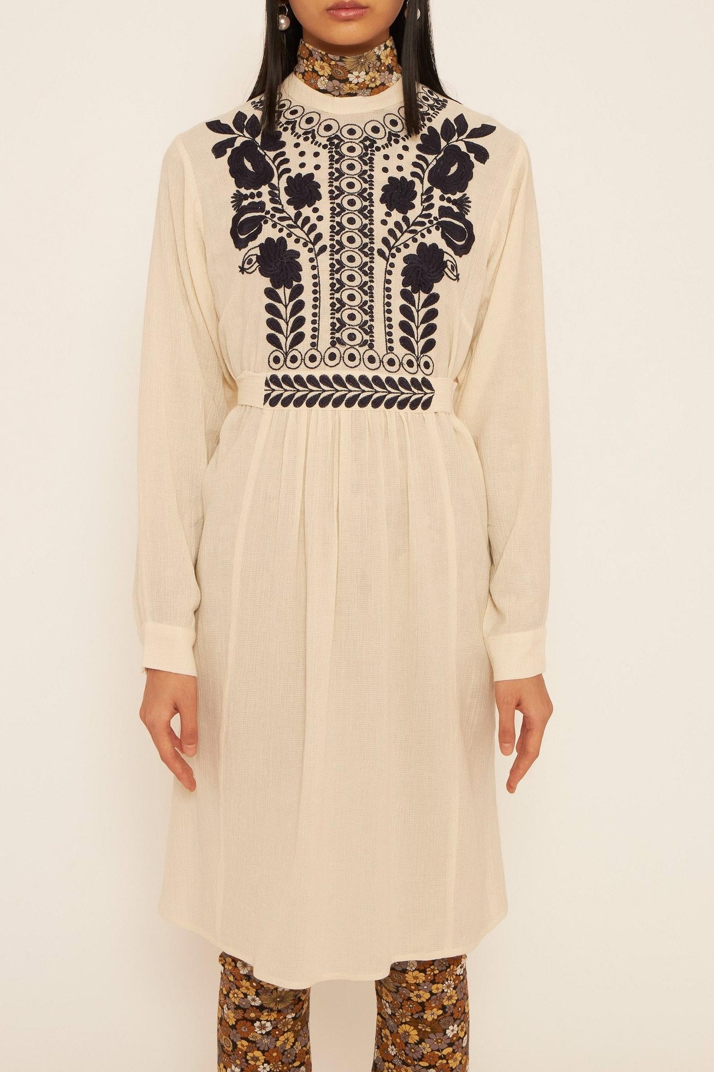 Tani embroidered dress