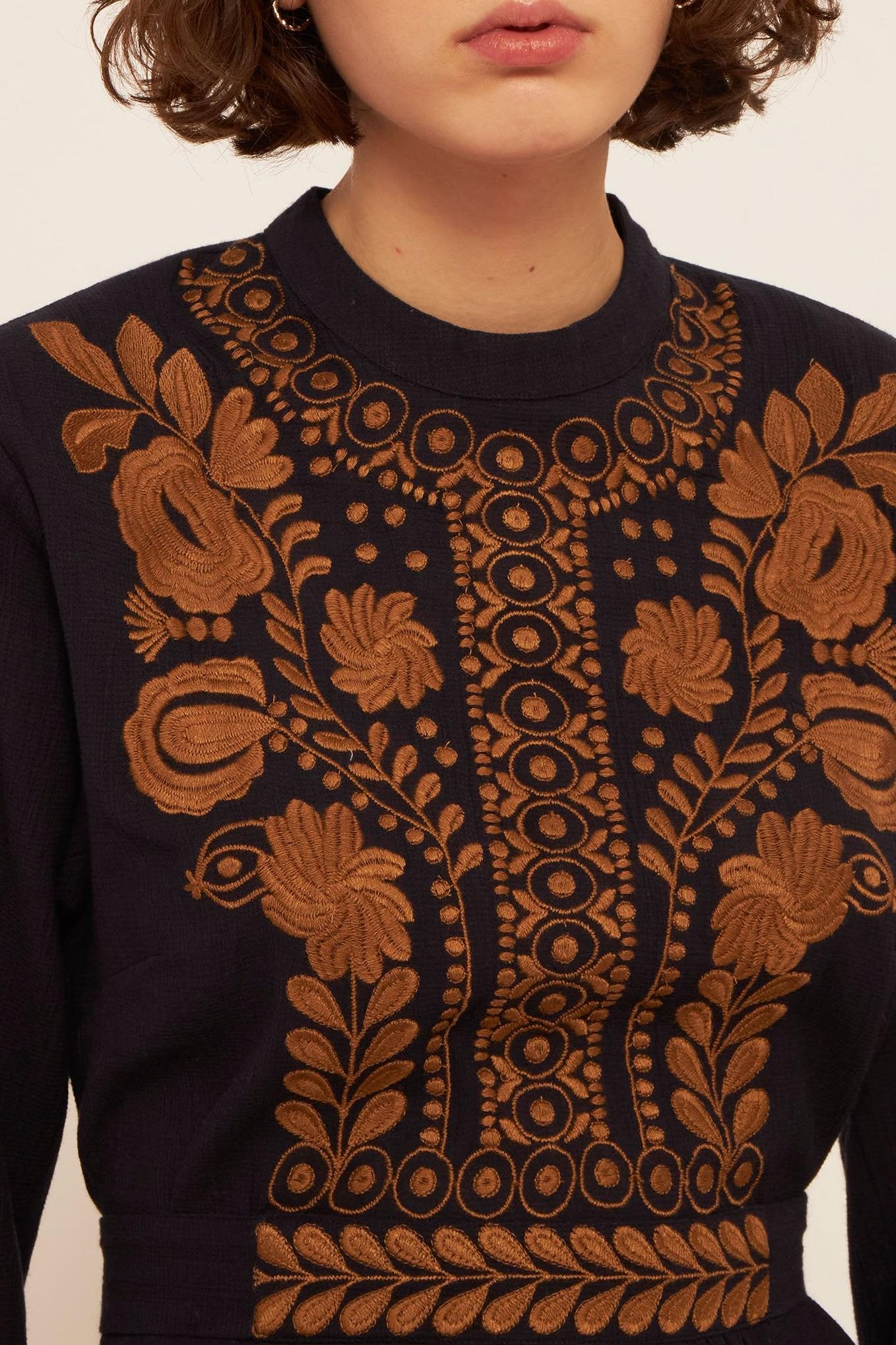 Tani embroidered blouse