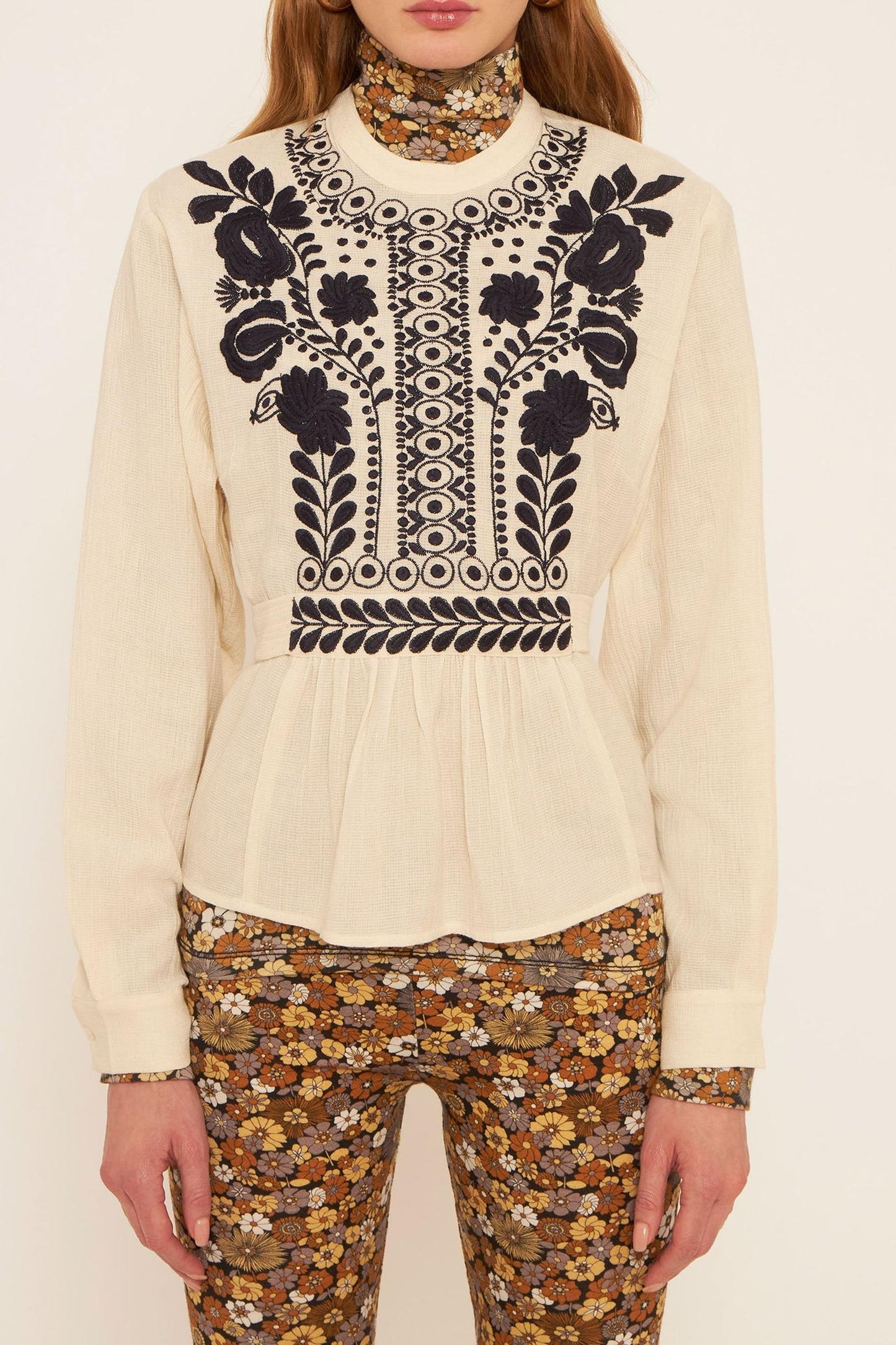 Tani embroidered blouse