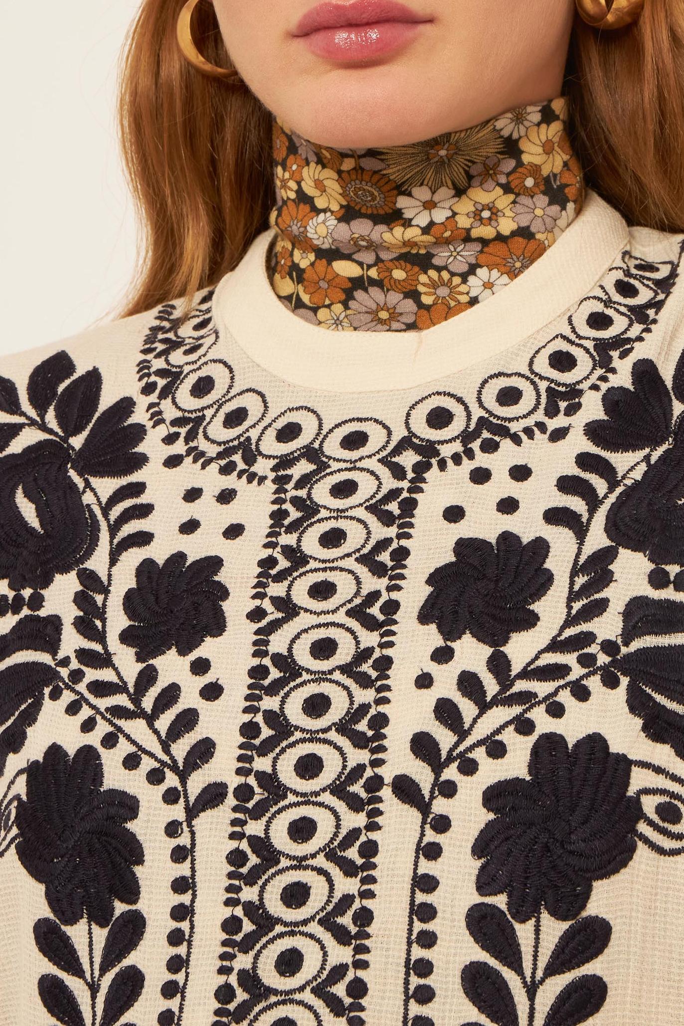 Tani embroidered blouse