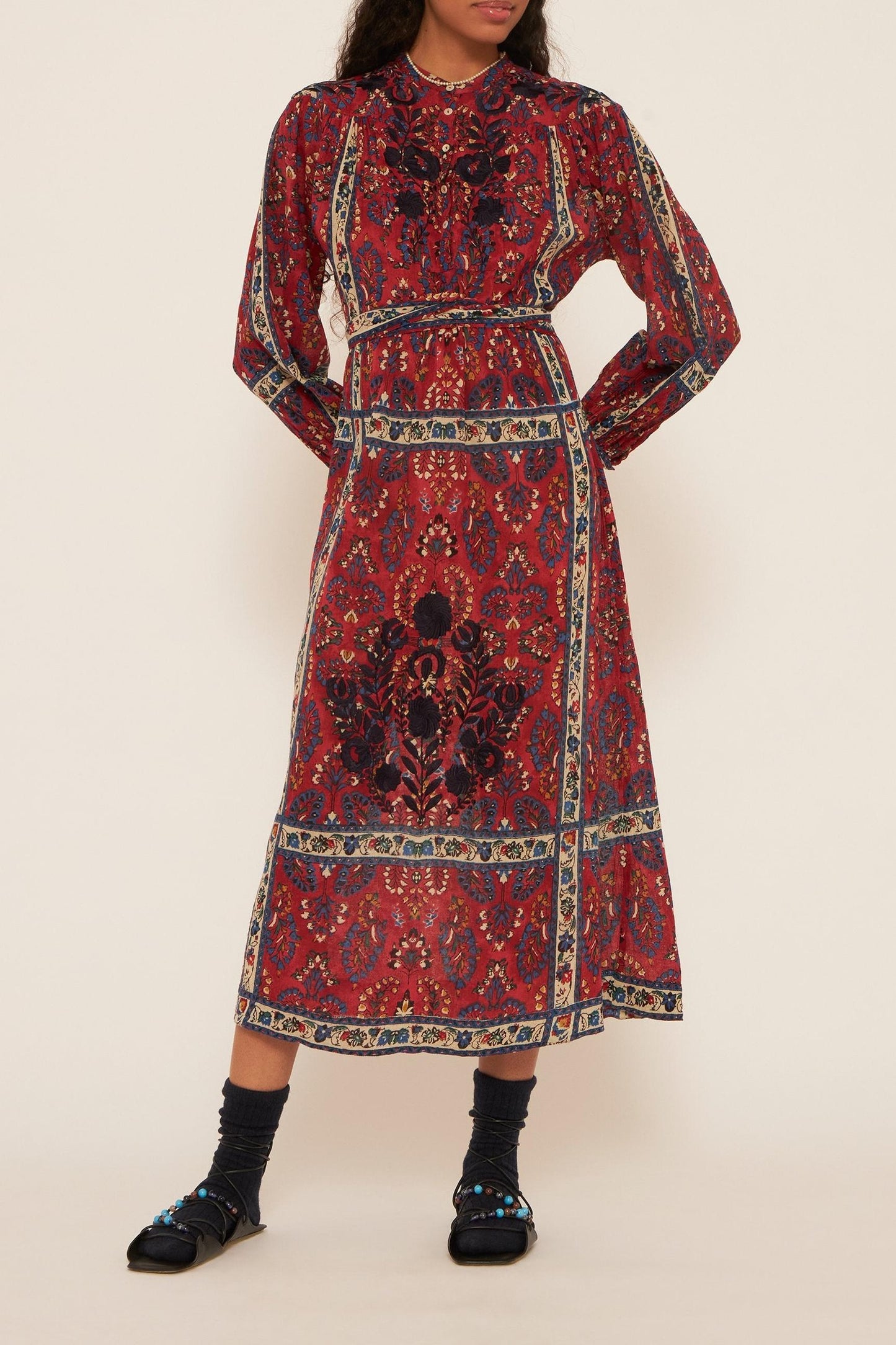 Tamir embroidered dress