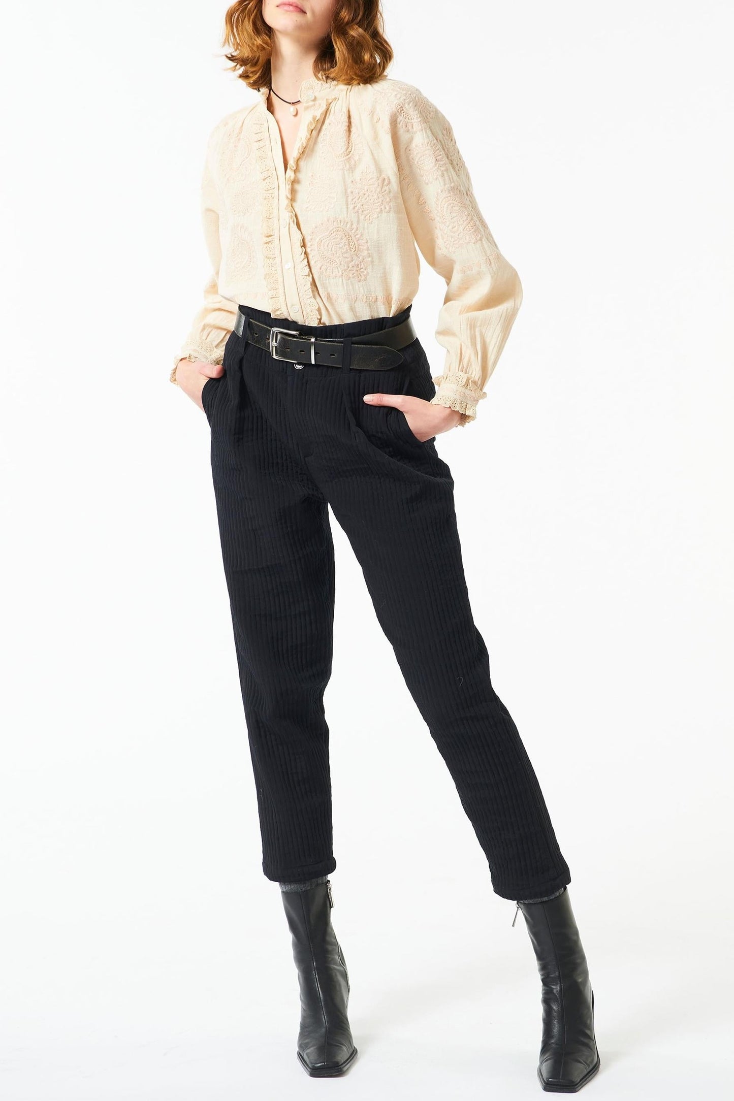 Toga Embroidered blouse - Cream