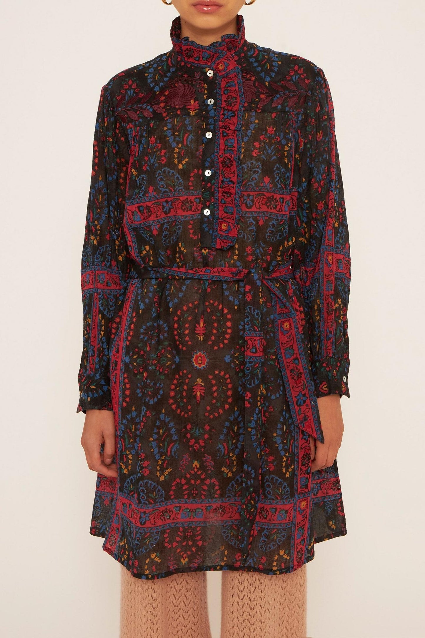 Tamir embroidered dress