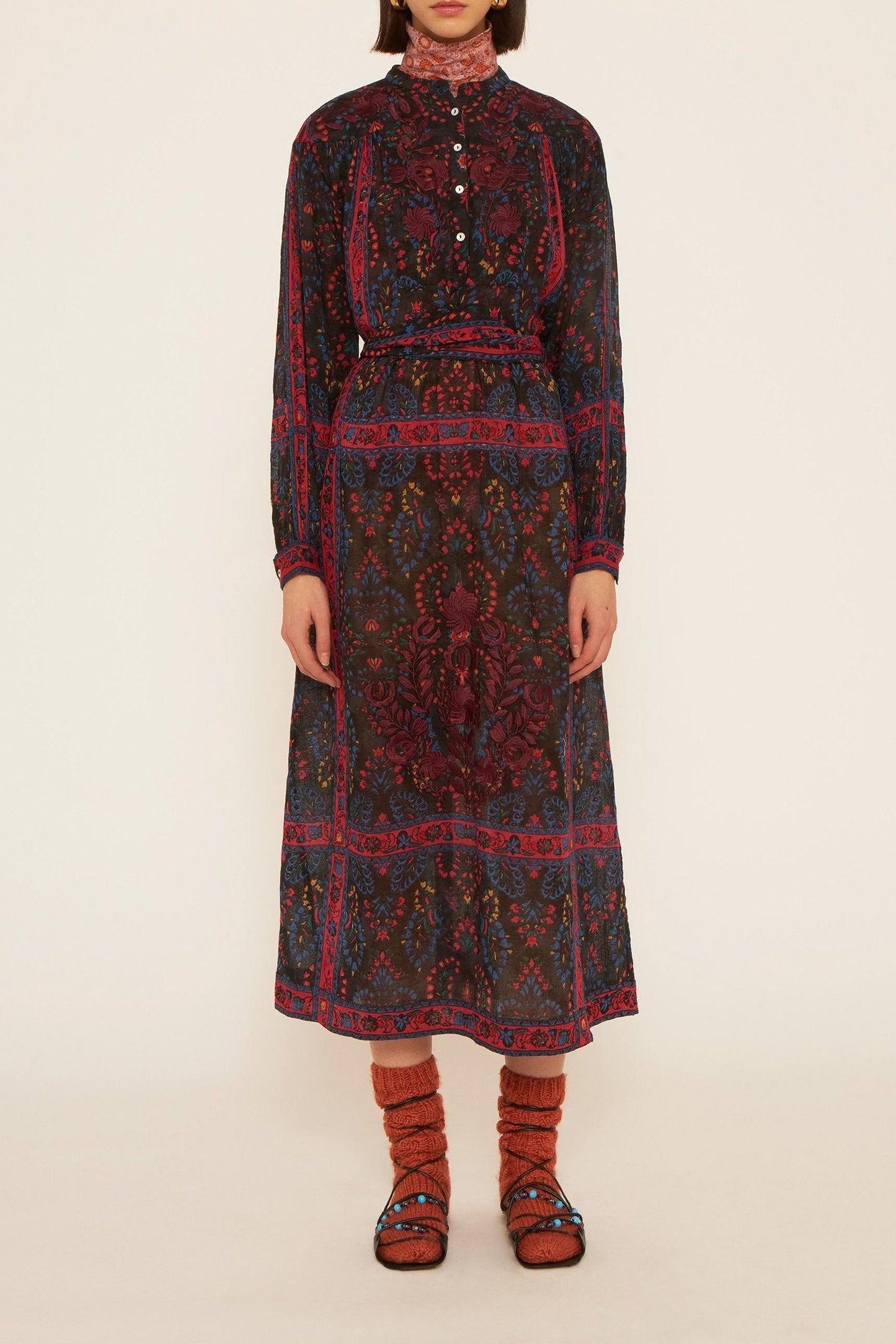 Tamir embroidered dress