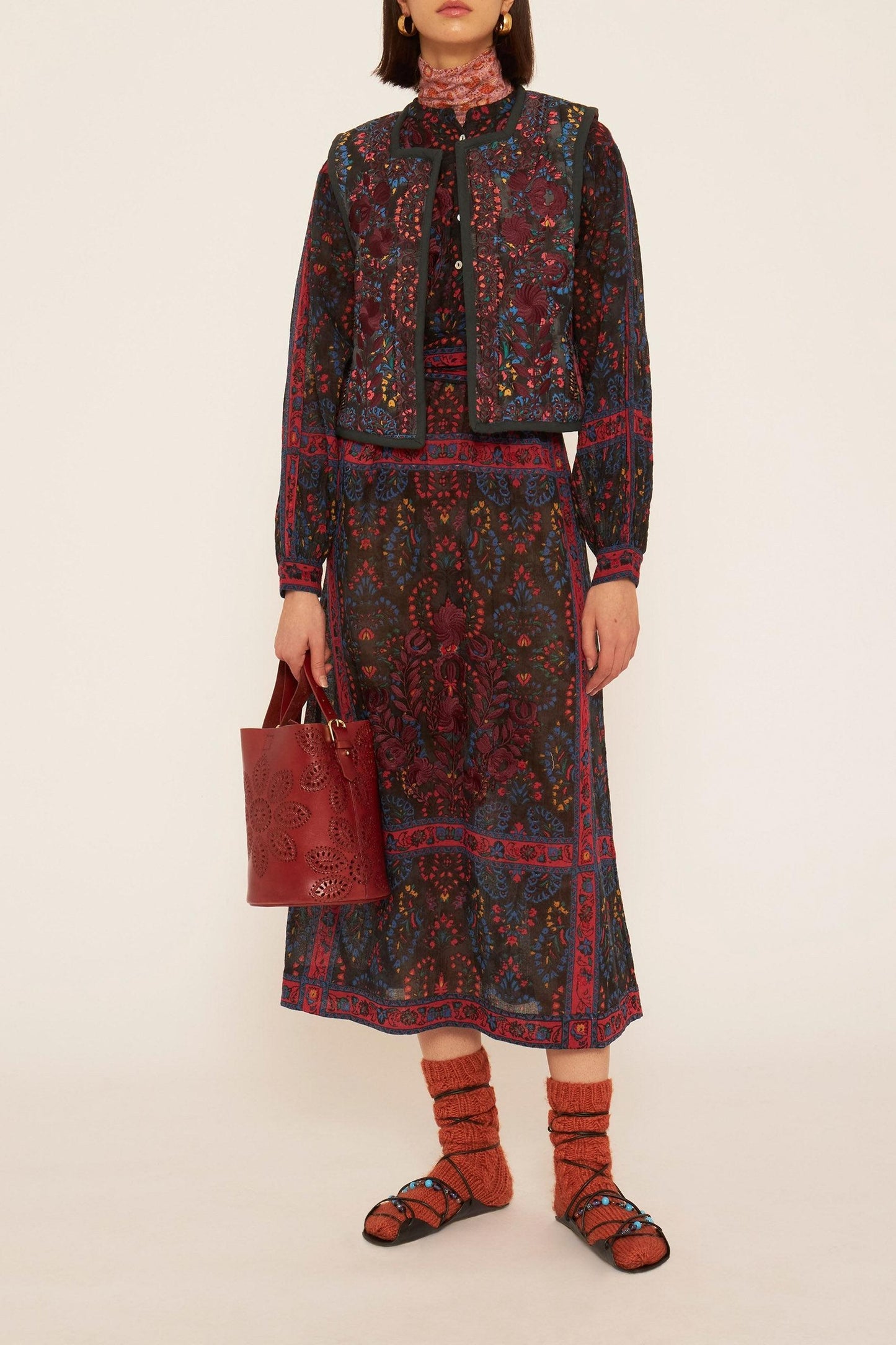 Tamir embroidered dress