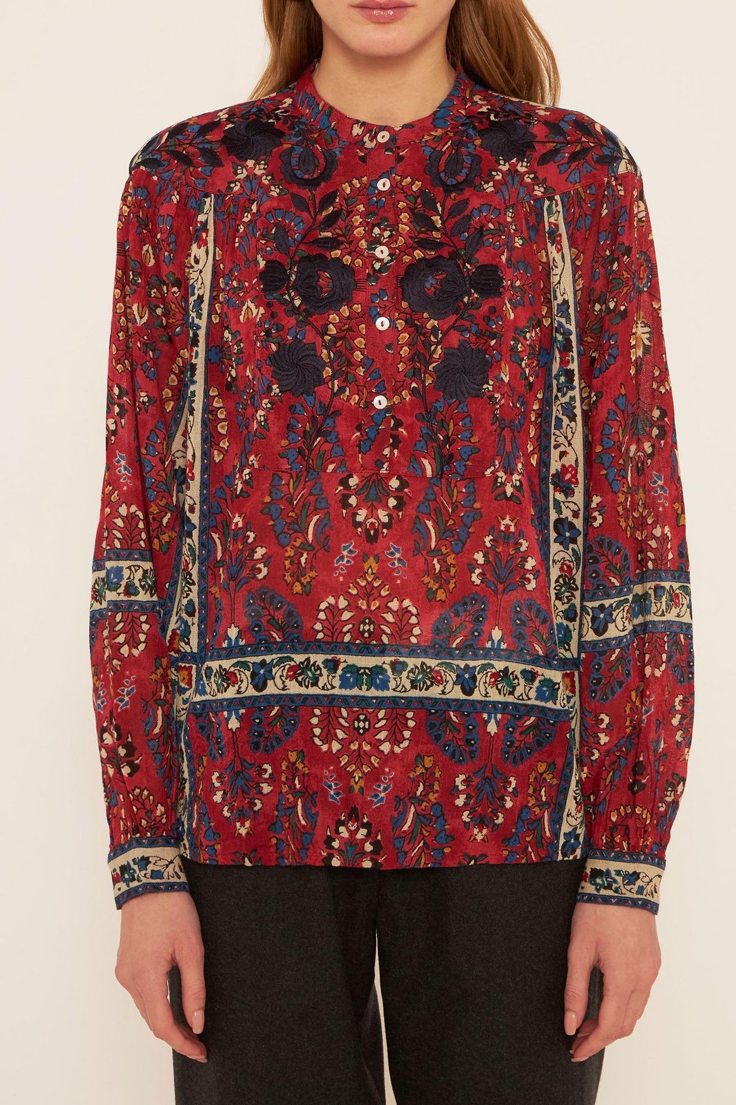Tamir embroidered blouse