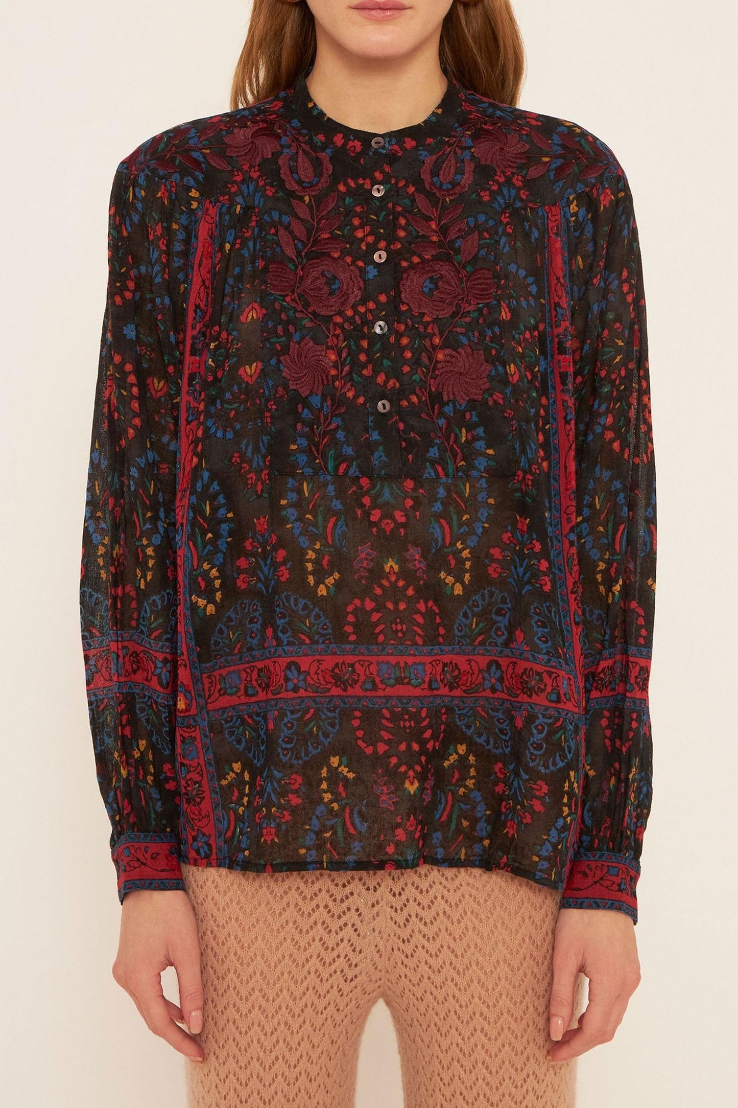 Tamir embroidered blouse