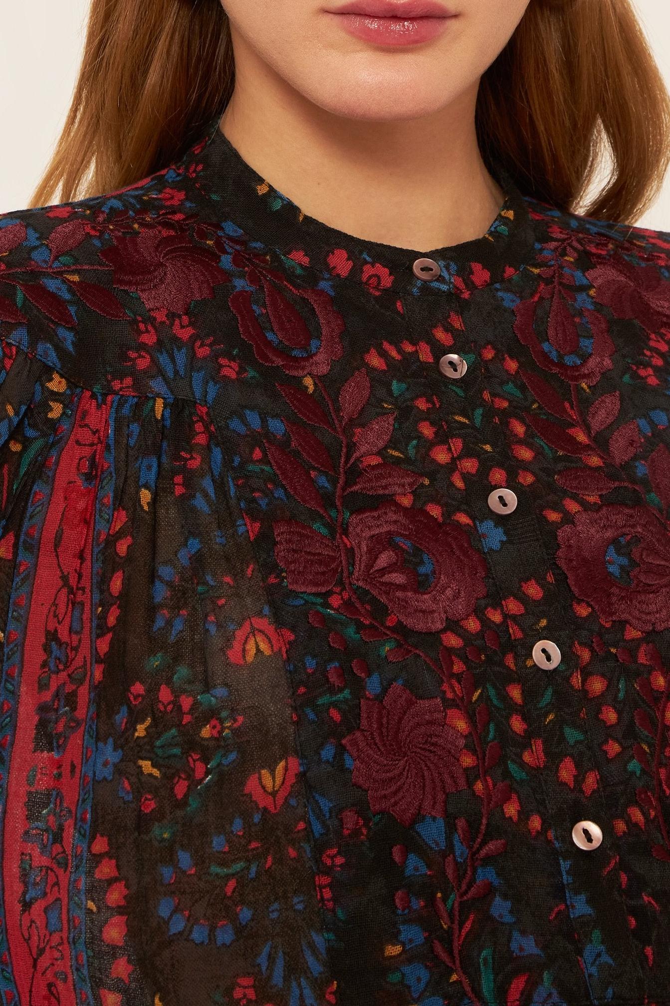 Tamir embroidered blouse
