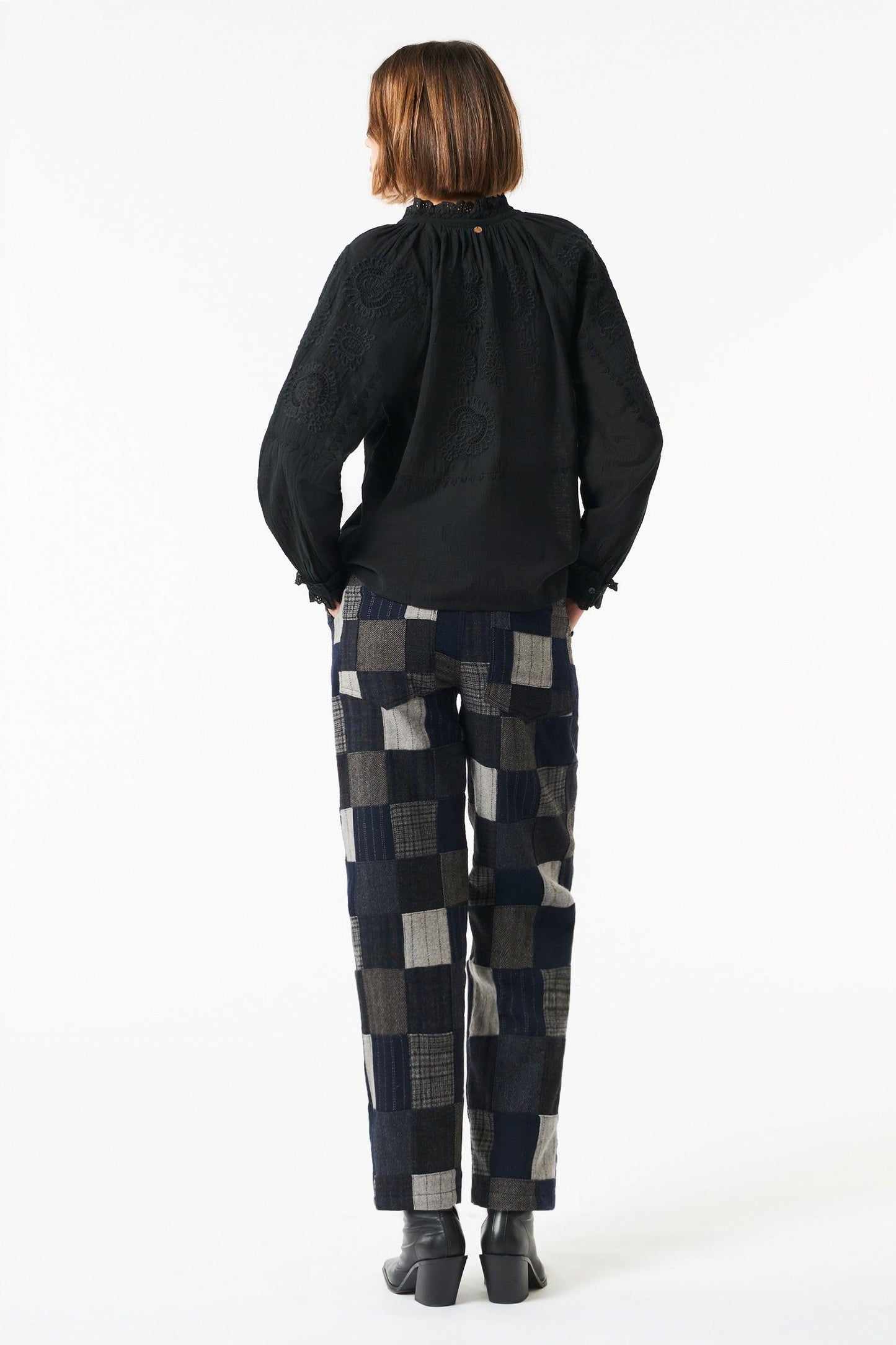 Toga embroidered blouse - Black