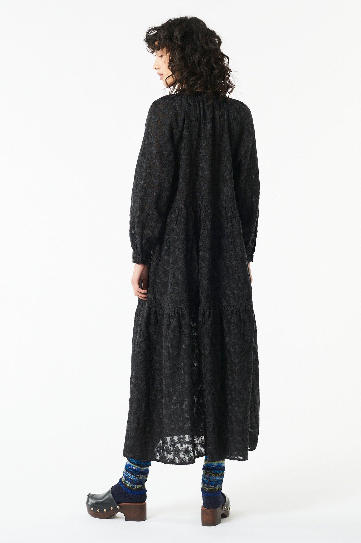 Tila embroidered long dress