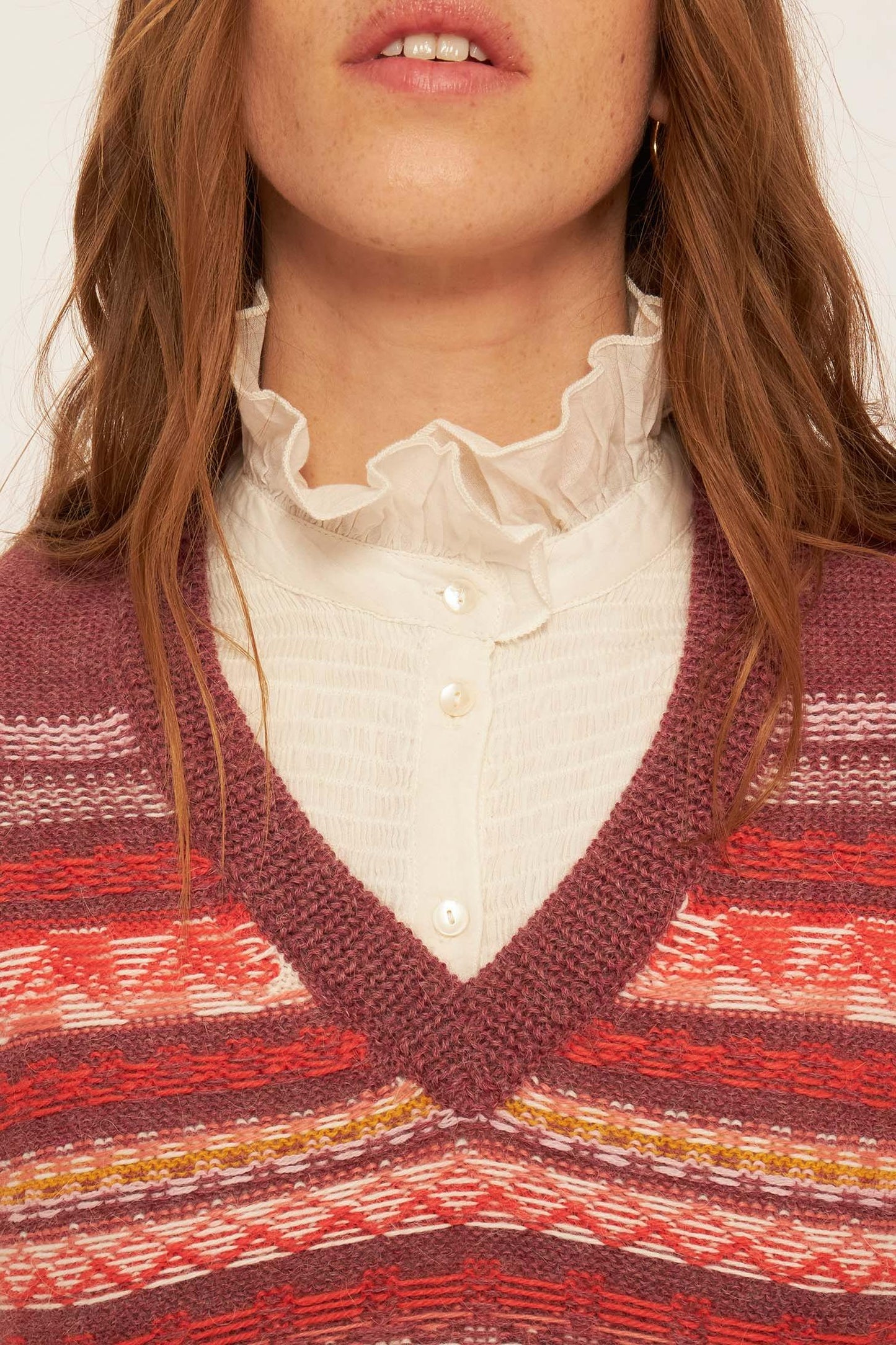 Roberto sleeveless alpaca wool jumper