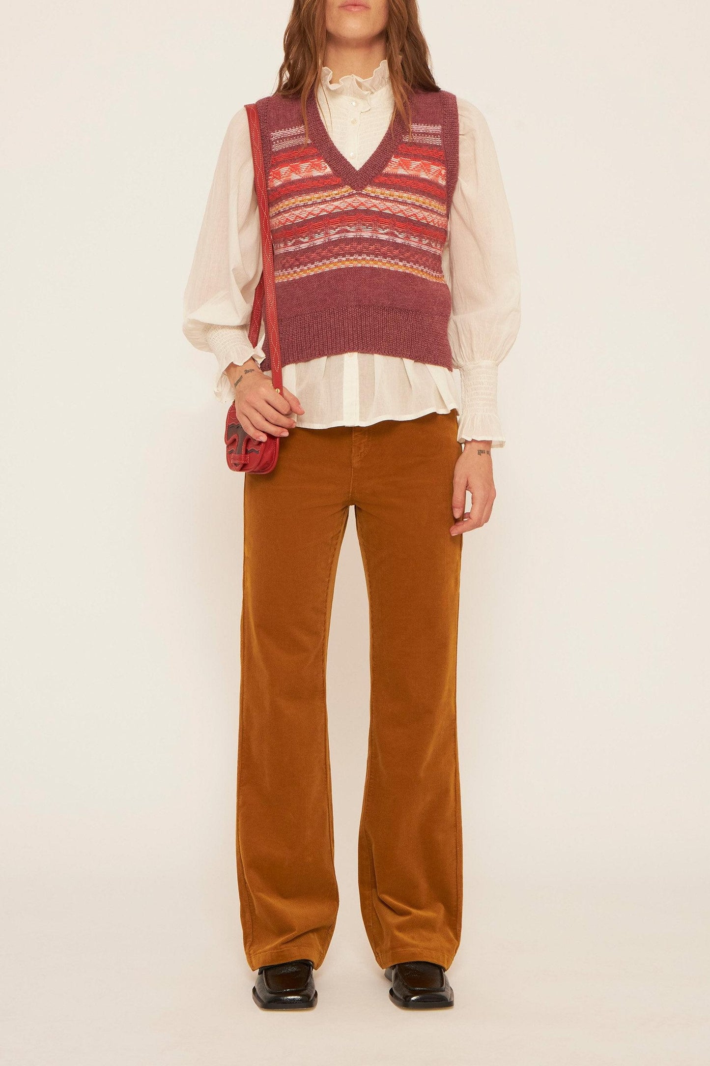 Roberto sleeveless alpaca wool jumper