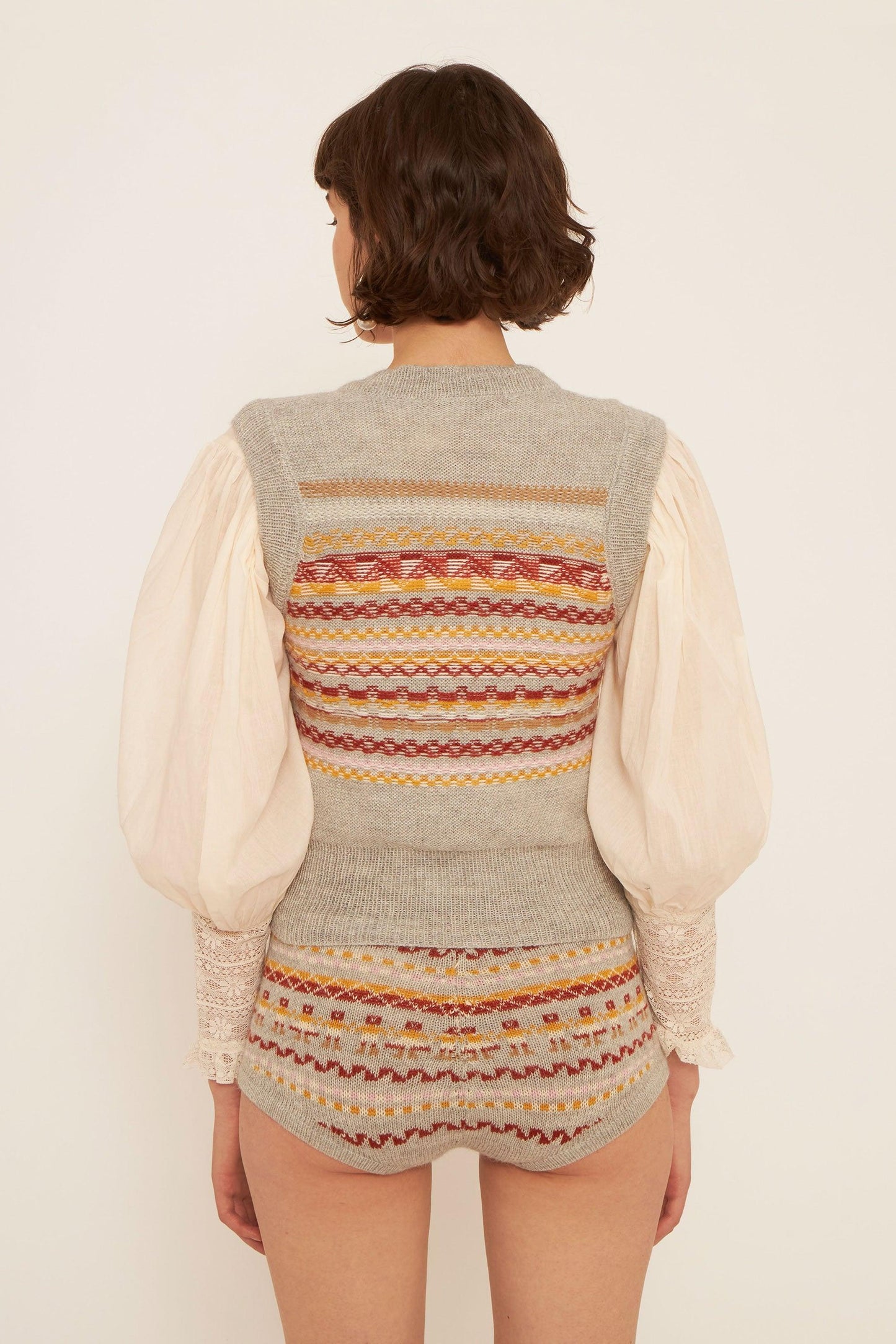 Roberto sleeveless alpaca wool jumper