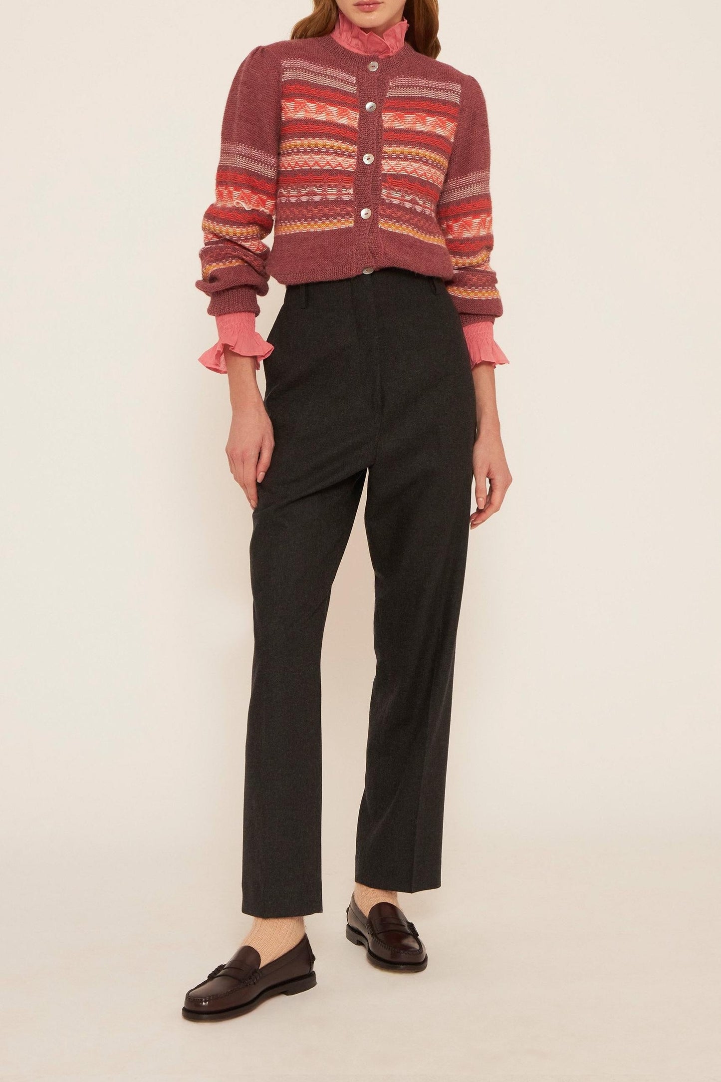 Roberto alpaca wool cardigan