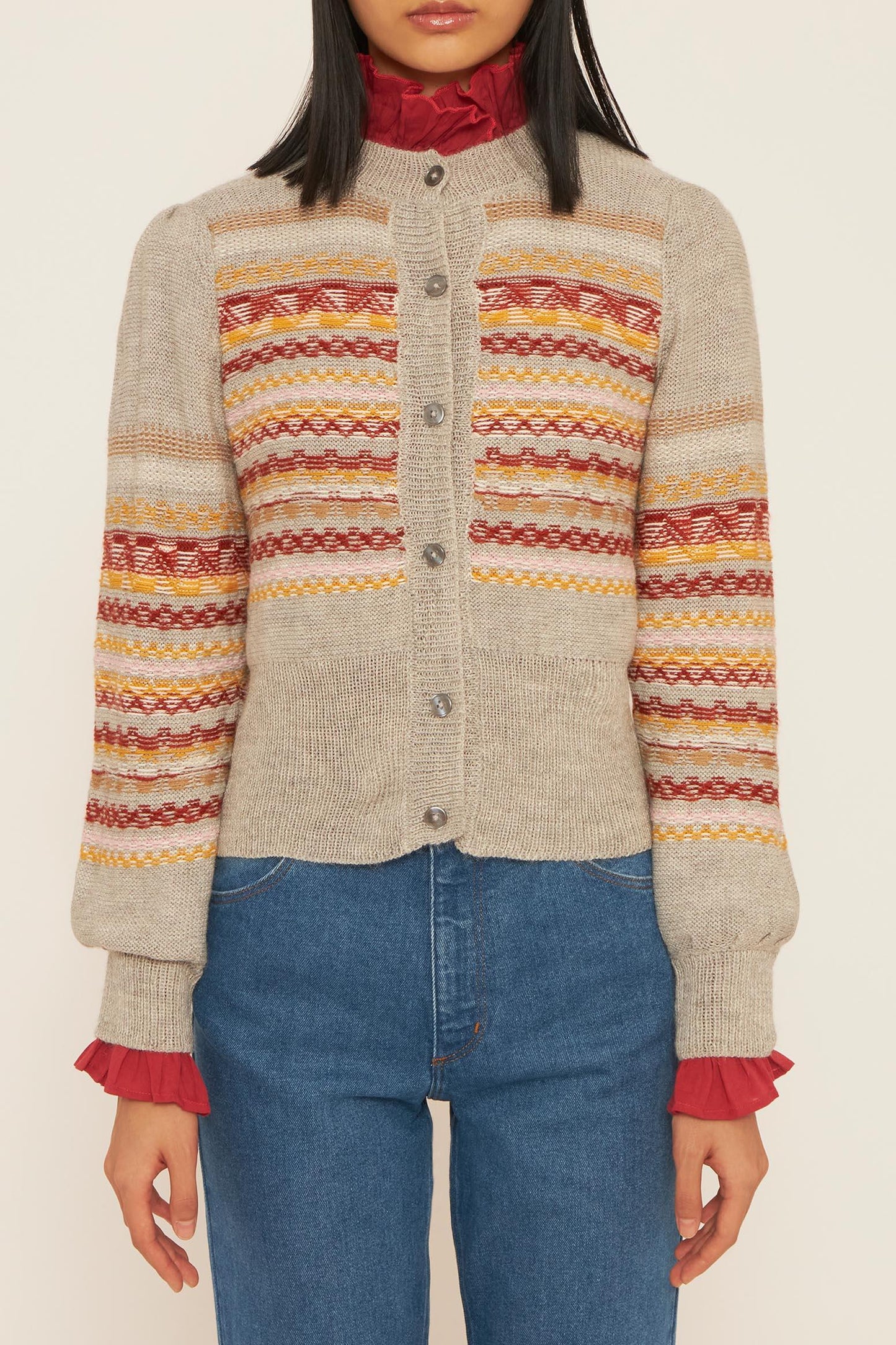 Roberto alpaca wool cardigan