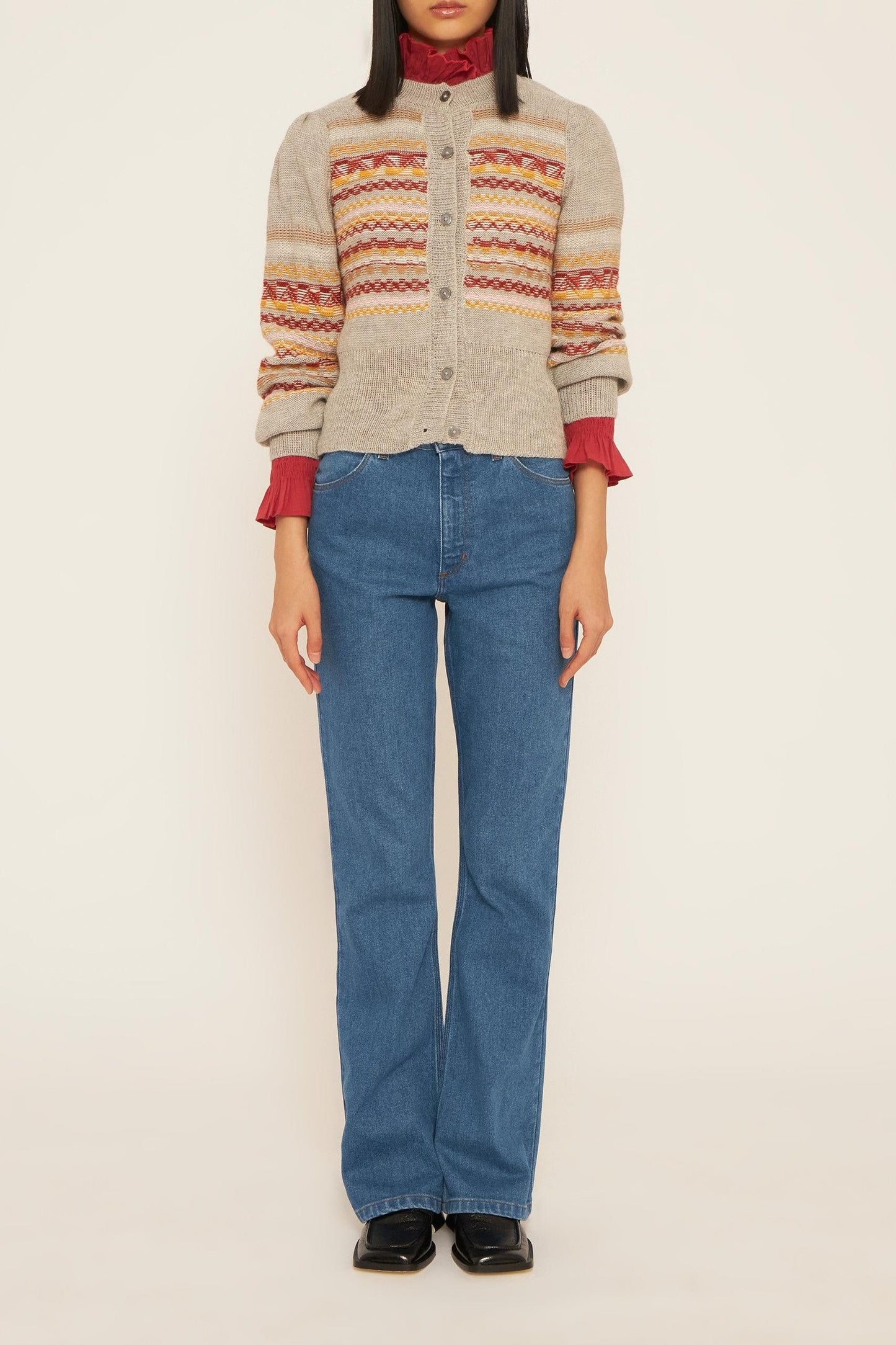 Roberto alpaca wool cardigan
