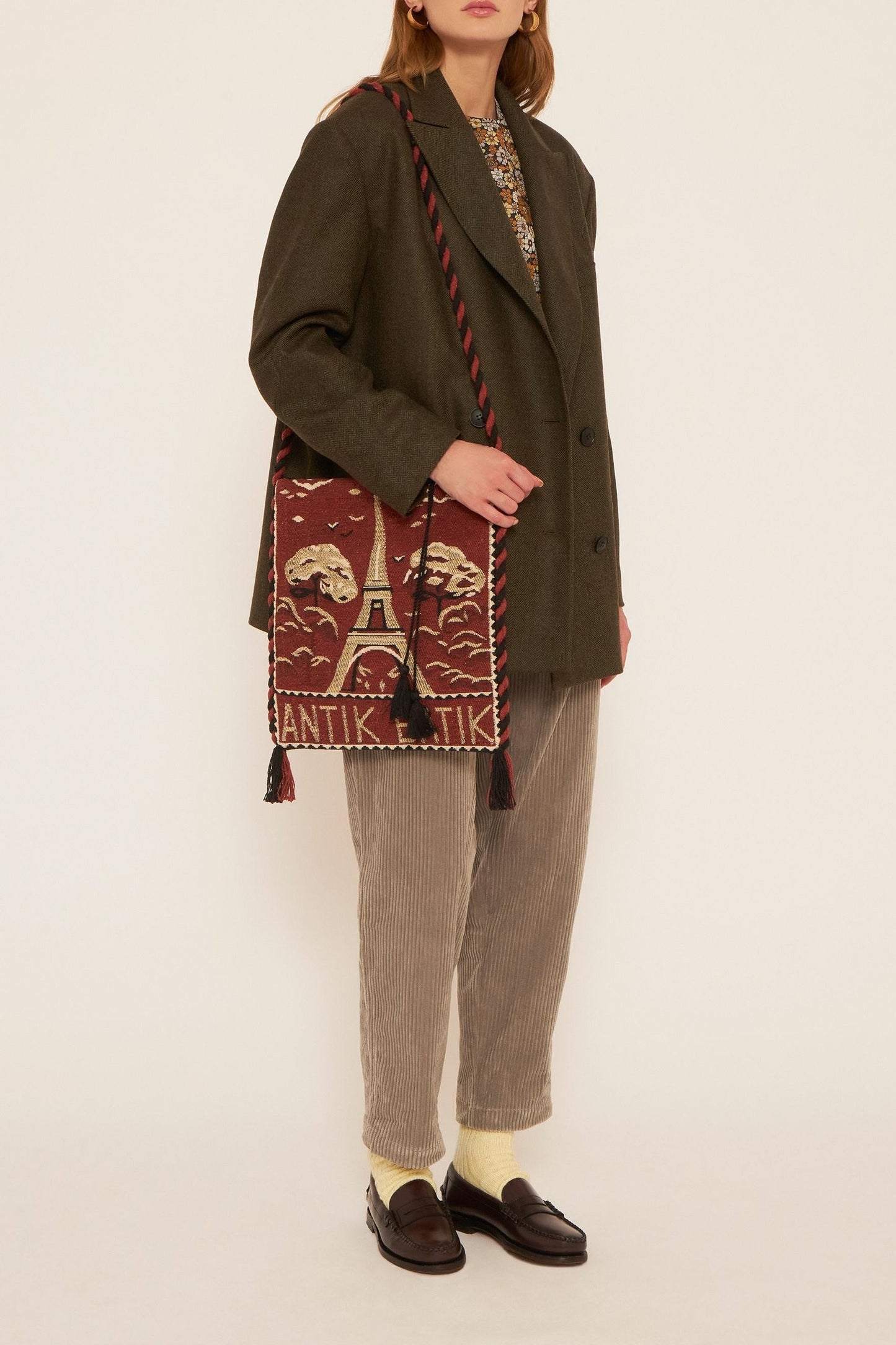 Paris woven bag