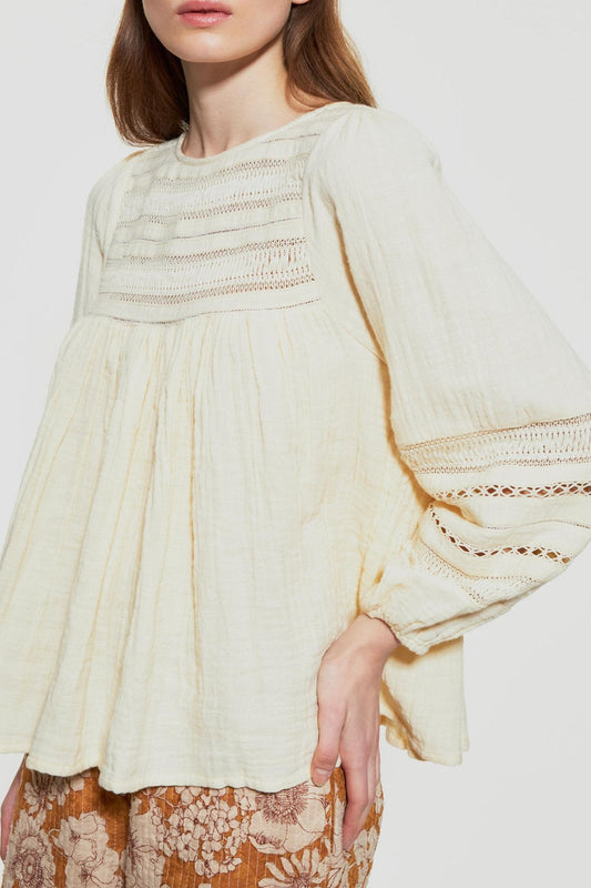 Amit openwork blouse