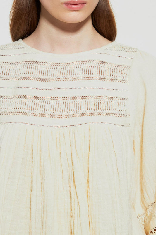 Amit openwork blouse