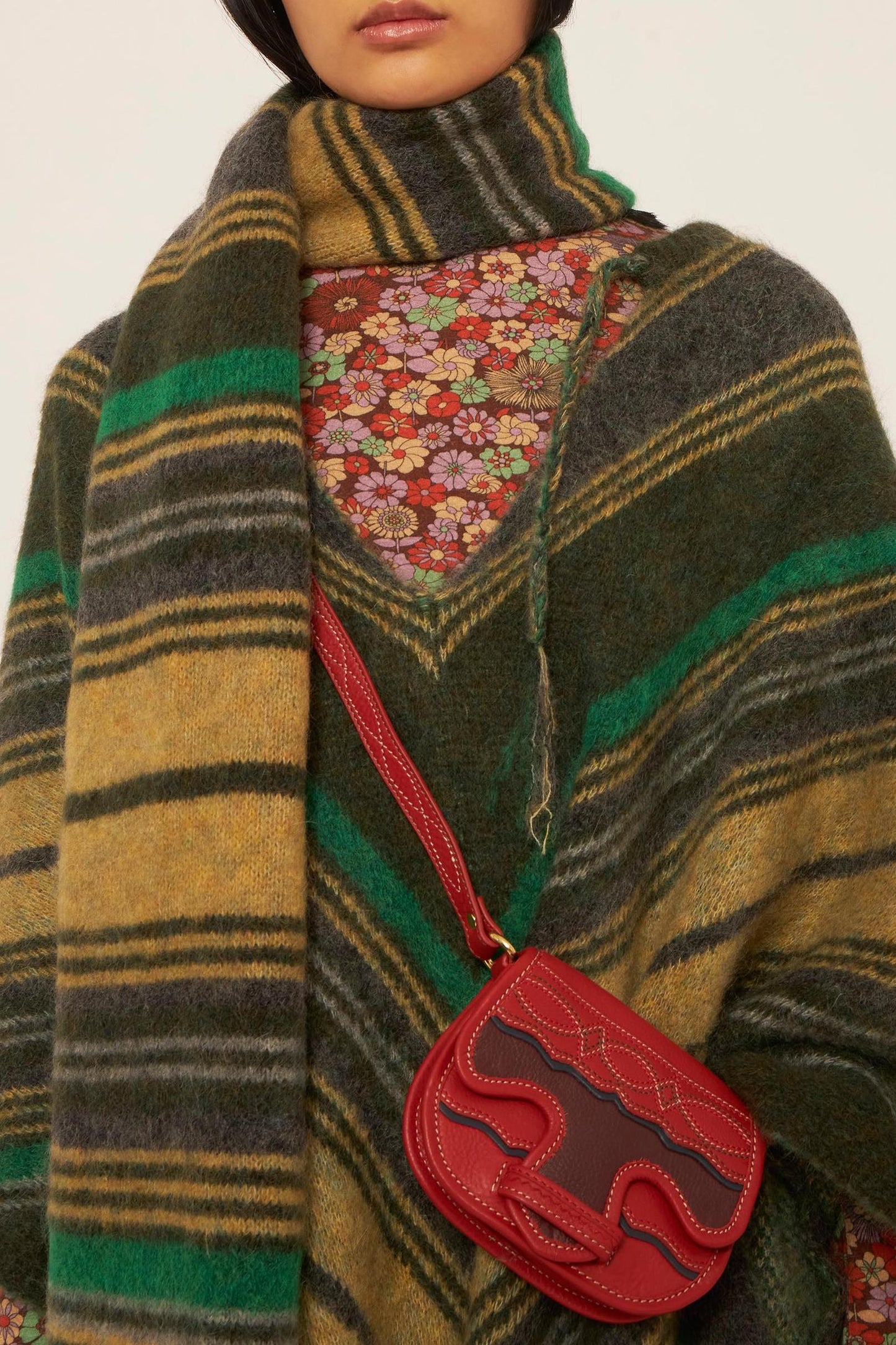 Maya mohair poncho