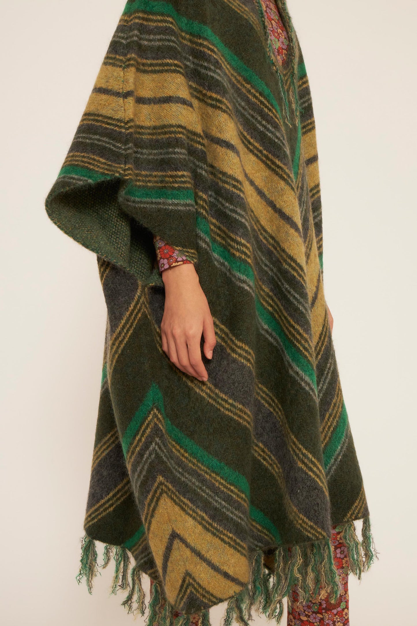 Maya mohair poncho