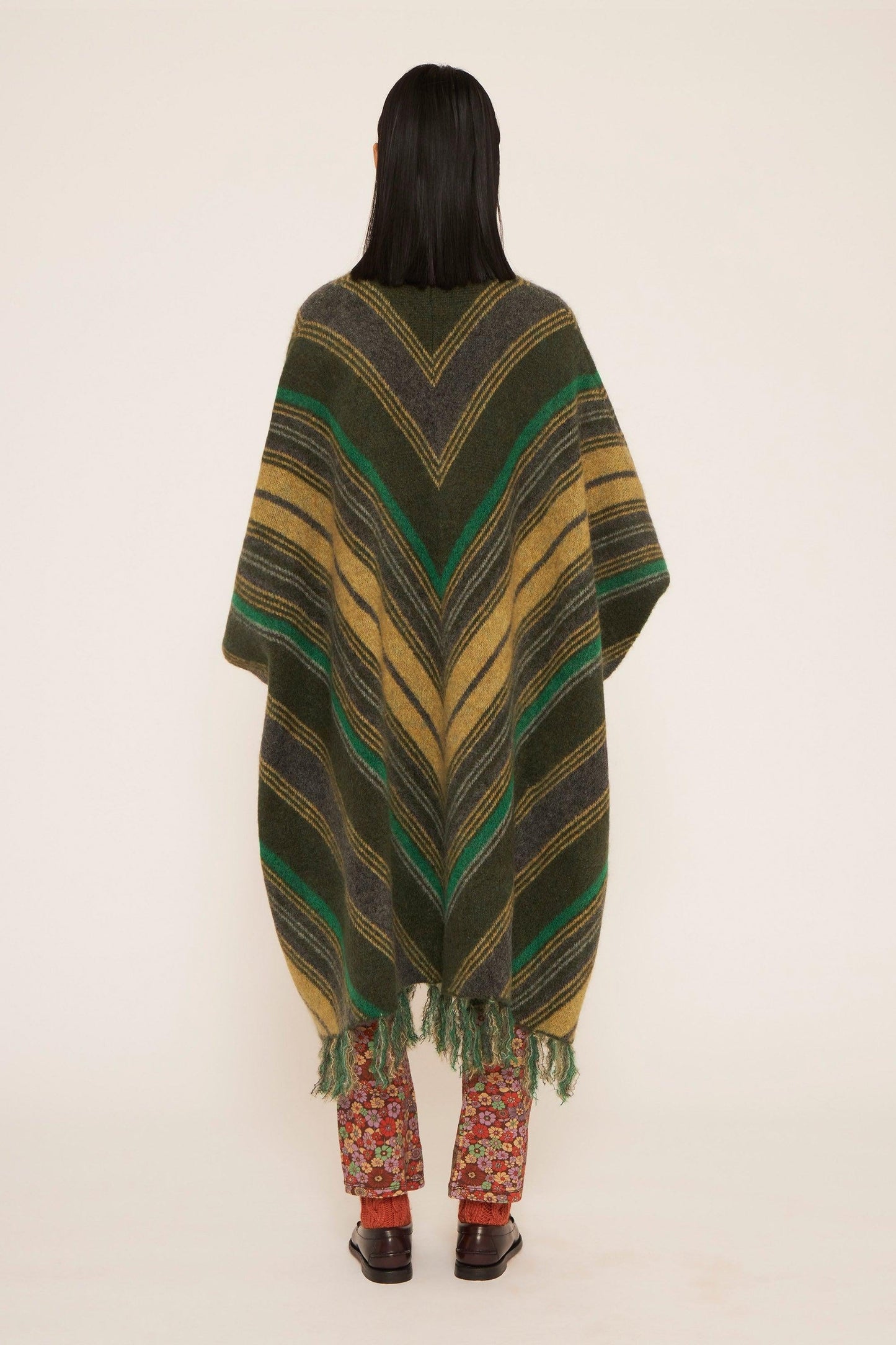 Maya mohair poncho