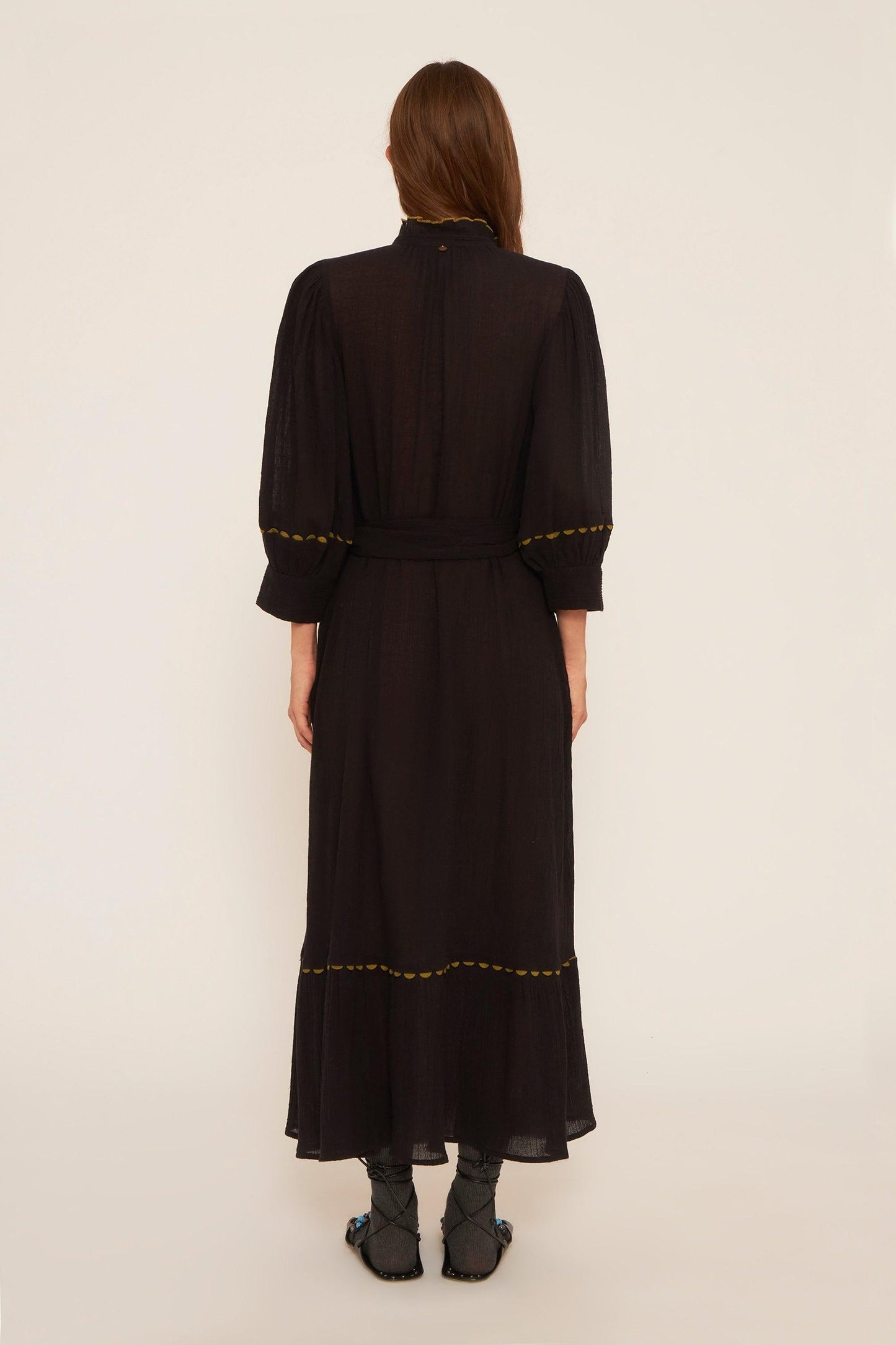 Mathilde embroidered maxi dress