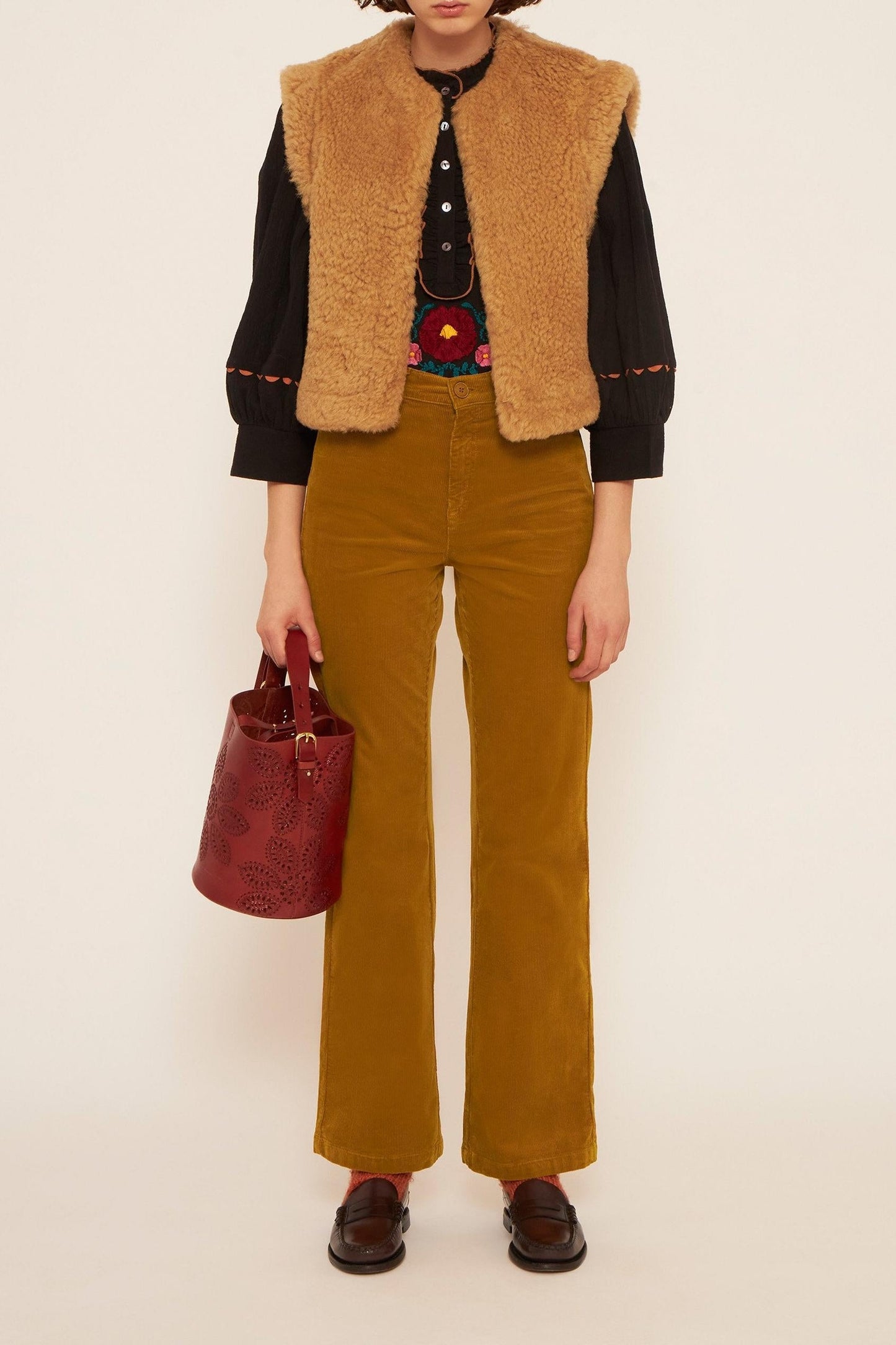 Mathilde embroidered blouse