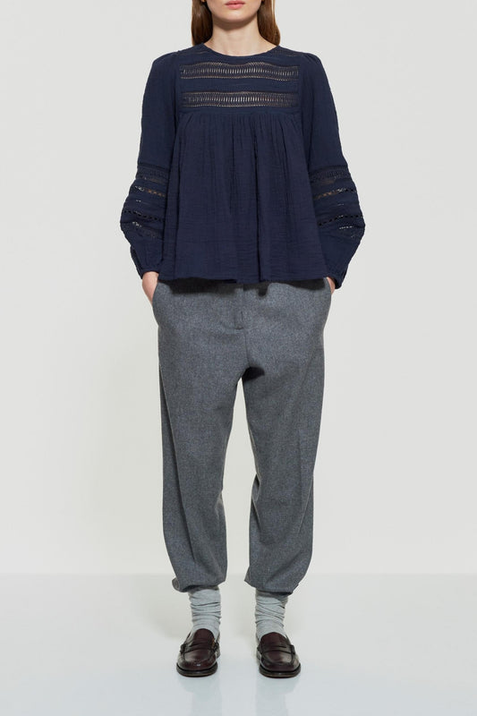 Amit openwork blouse