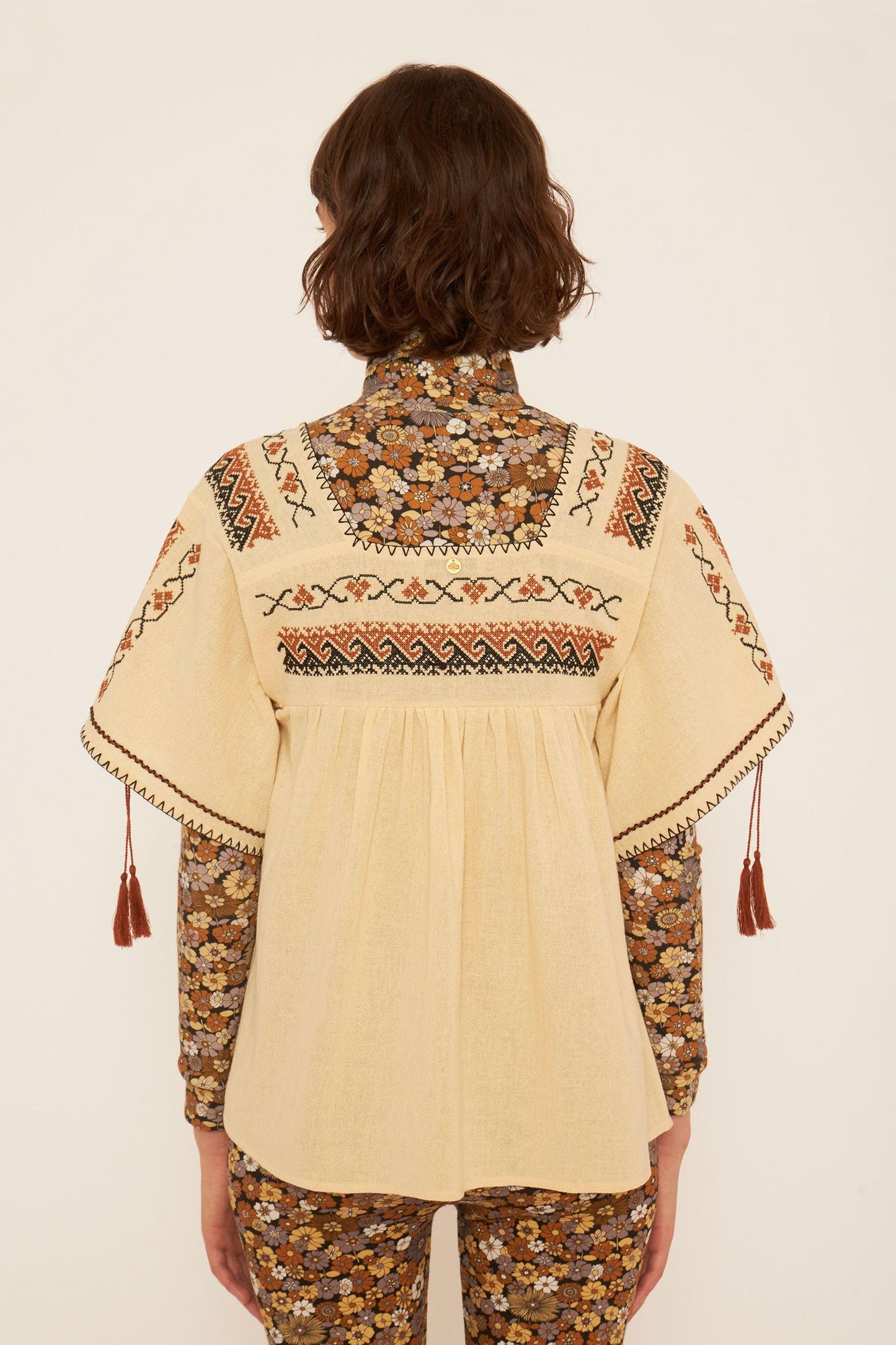 Lyna embroidered top
