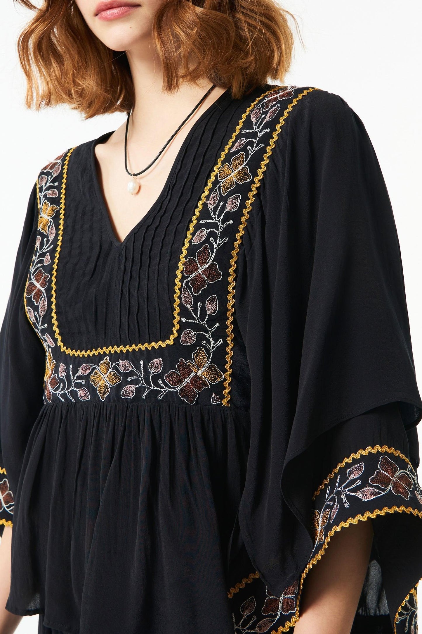 Romie embroidered top