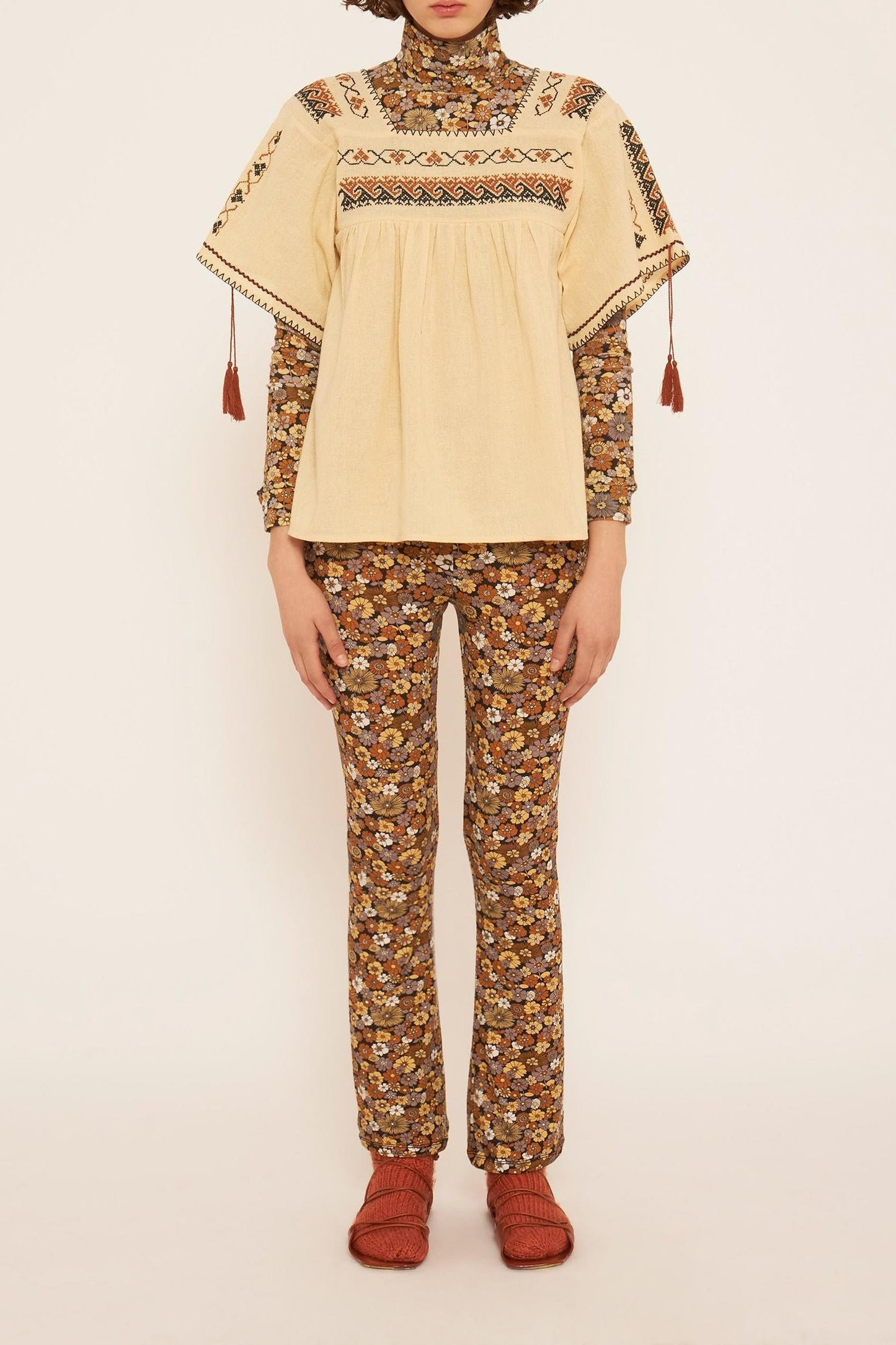 Lyna embroidered top