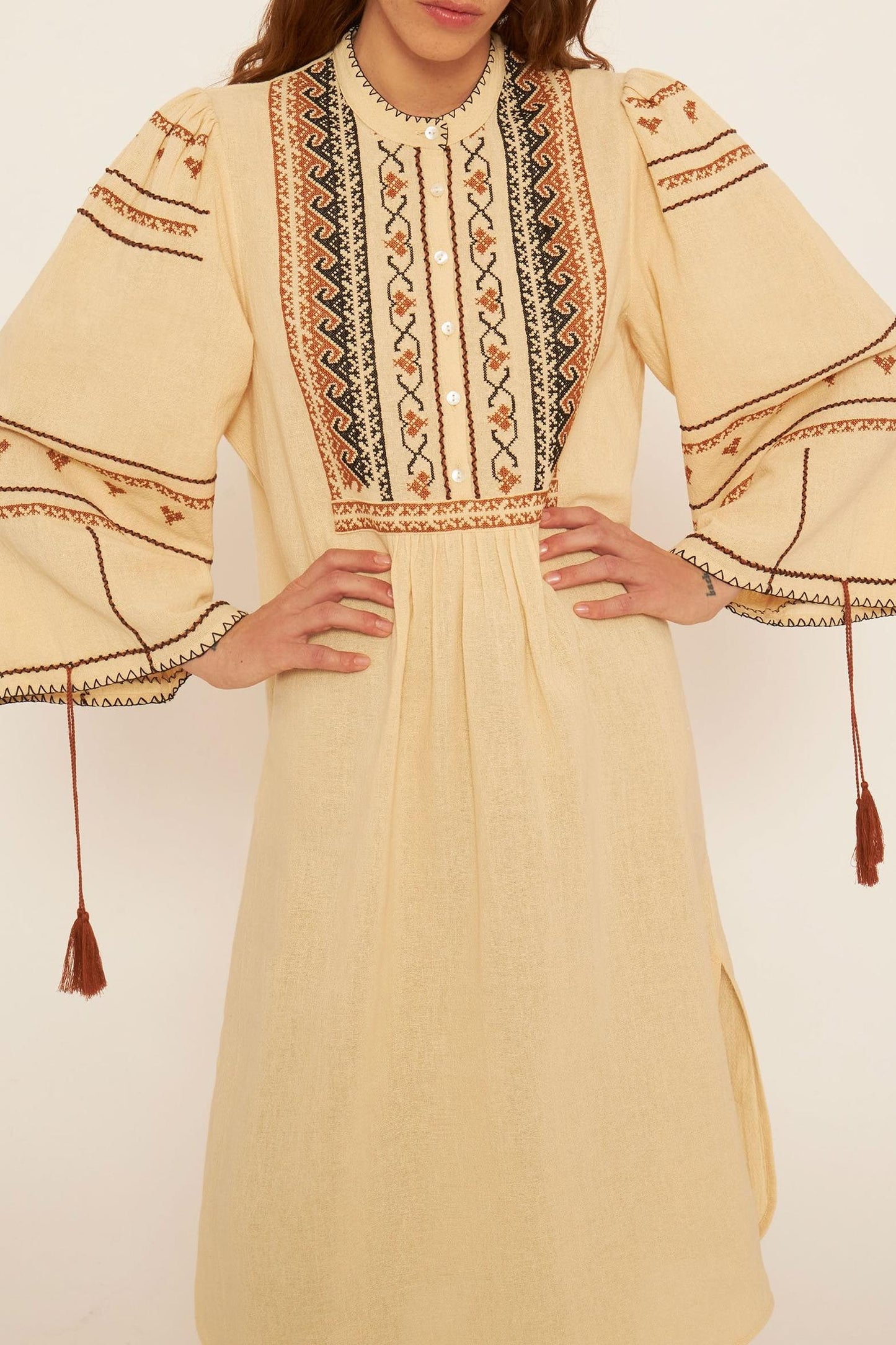 Lyna embroidered dress