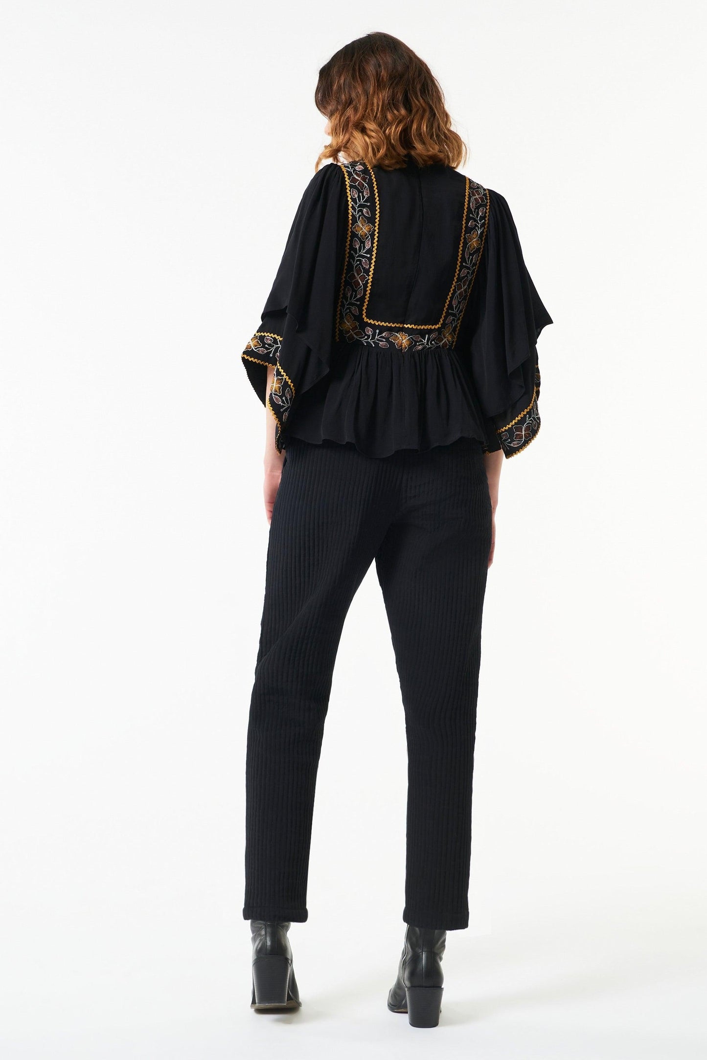 Romie embroidered top