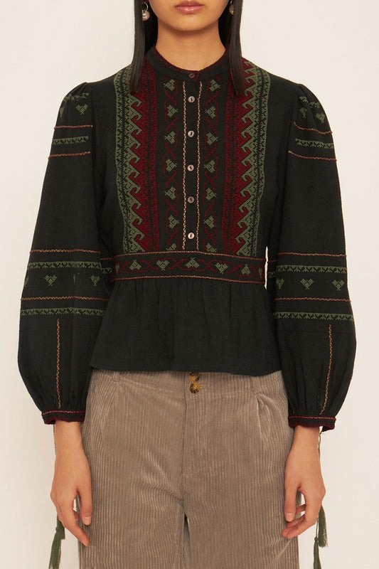 Blouse brodée Lyna