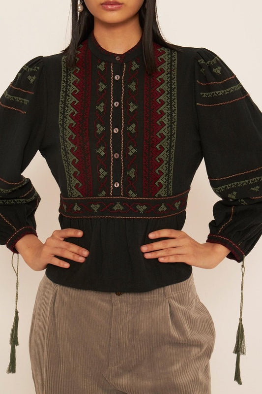 Blouse brodée Lyna