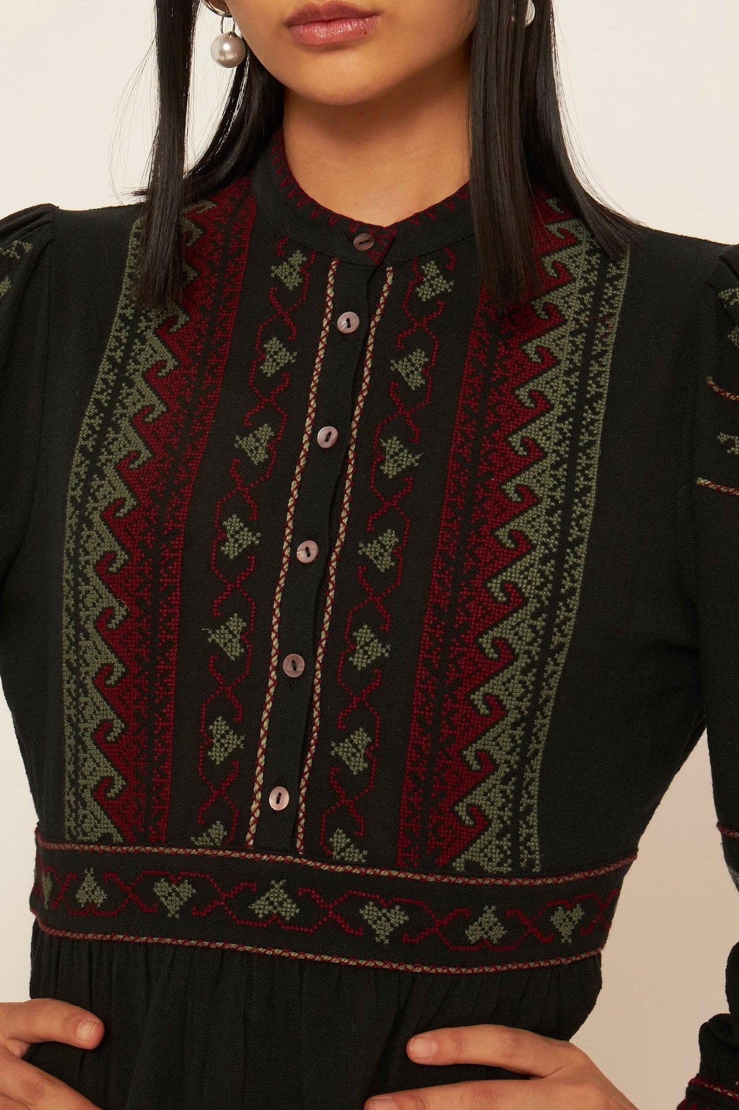 Lyna embroidered blouse