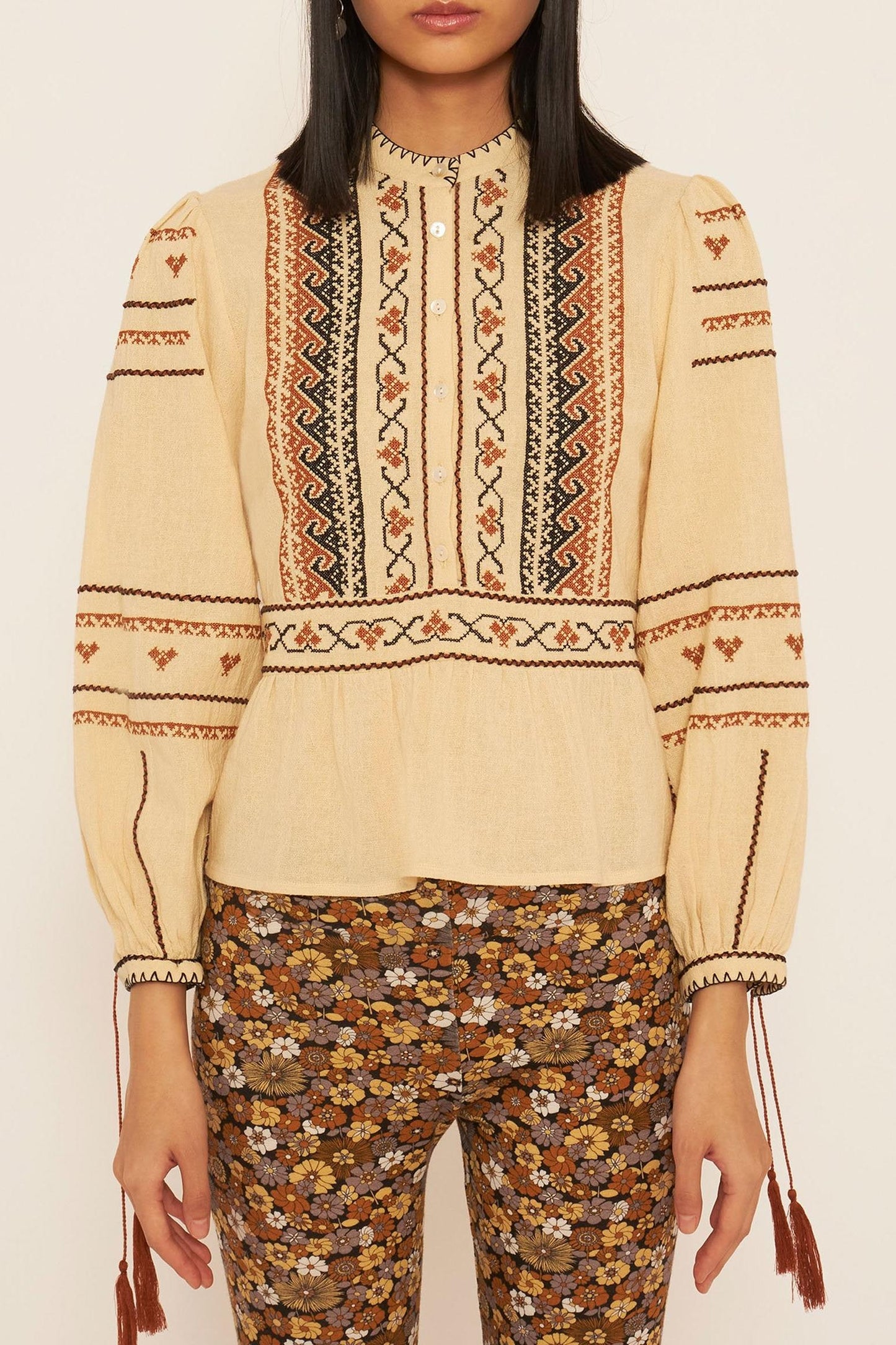 Lyna embroidered blouse