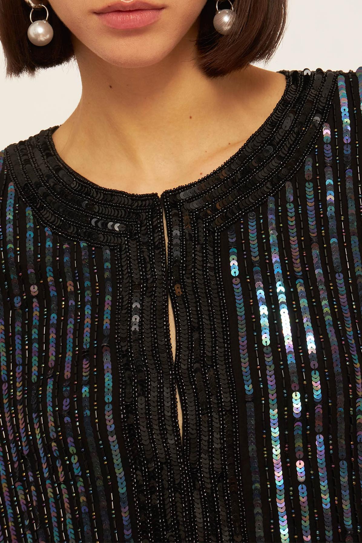 Leandra sequin embroidered jacket