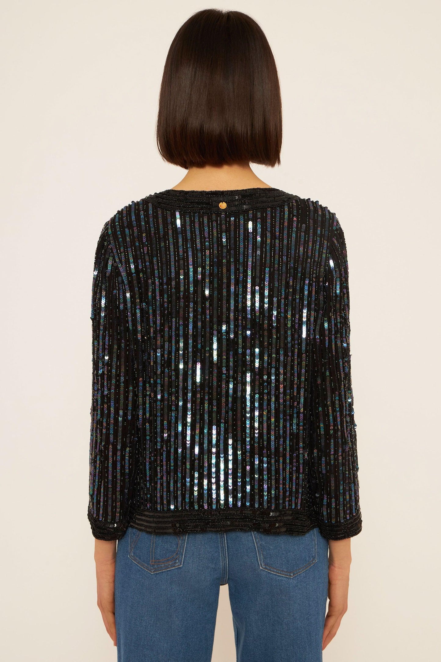 Leandra sequin embroidered jacket