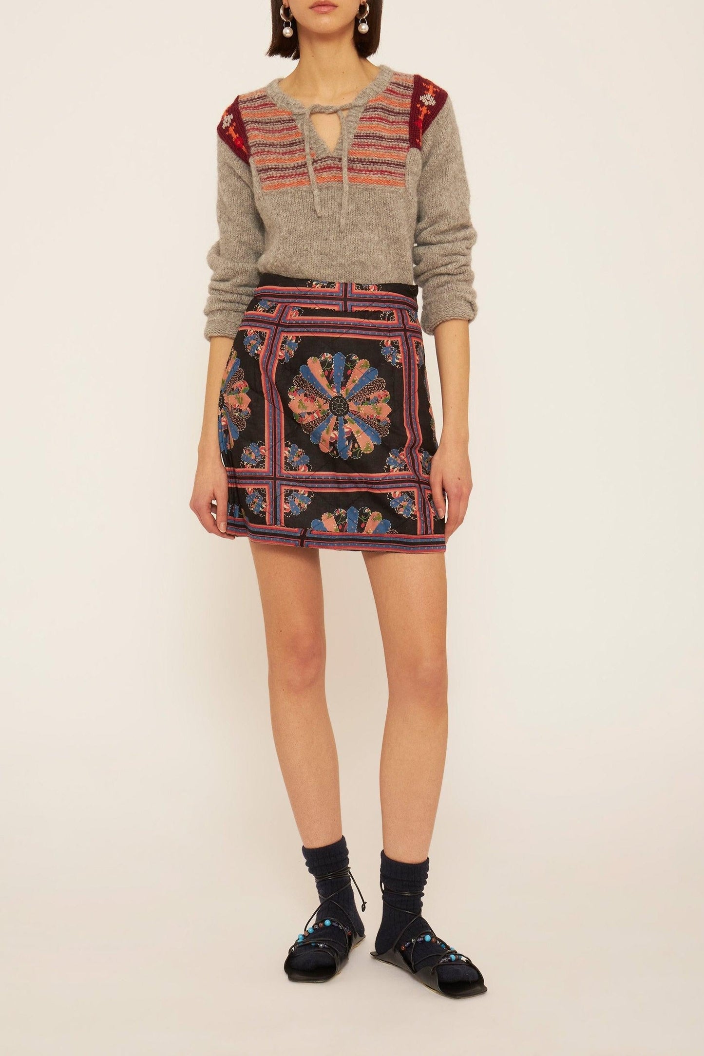 Jenny quilted skirt