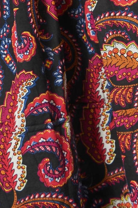 Piotr printed midi skirt
