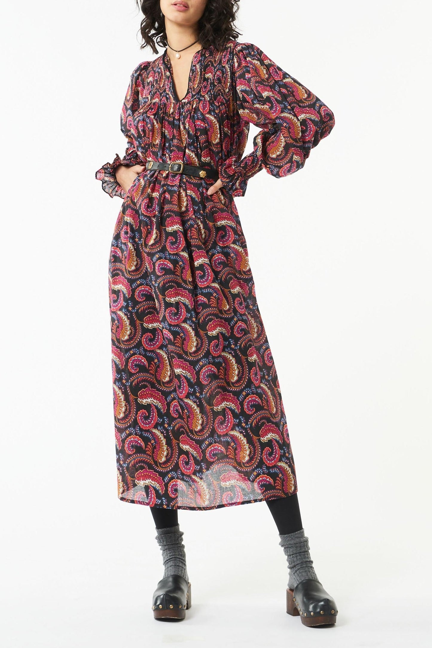 Piotr printed maxi dress