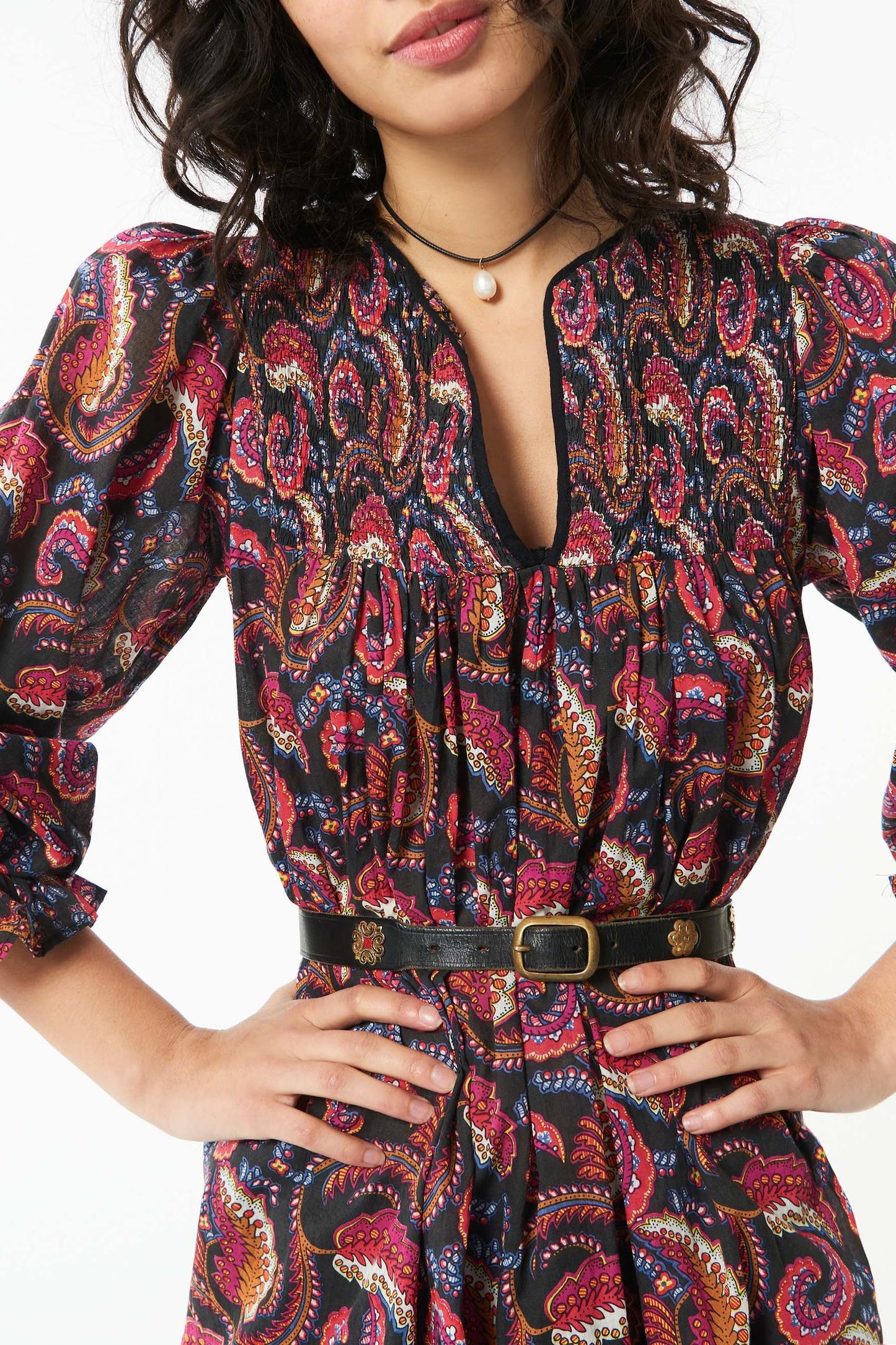 Piotr printed maxi dress