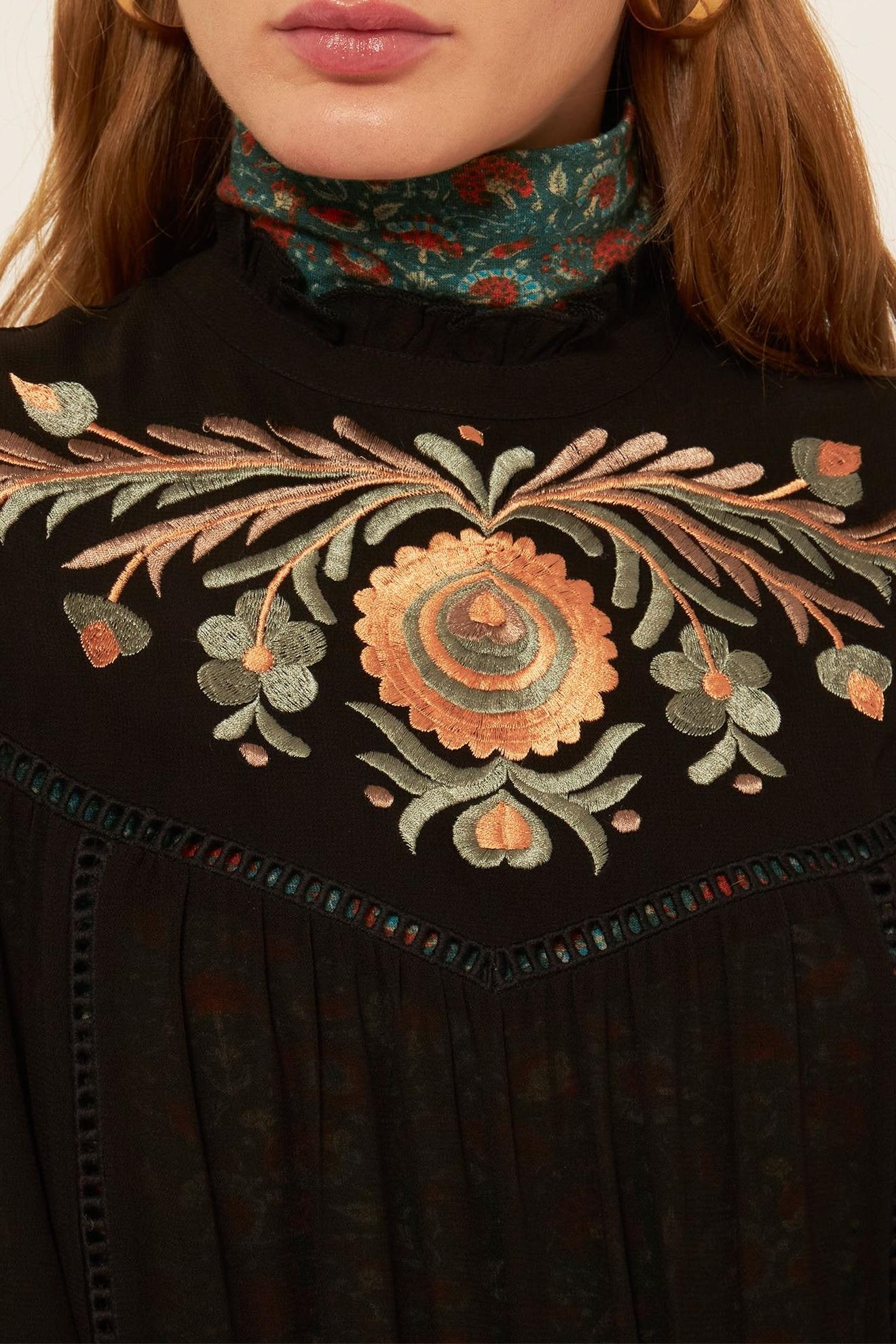 Igor embroidered maxi dress